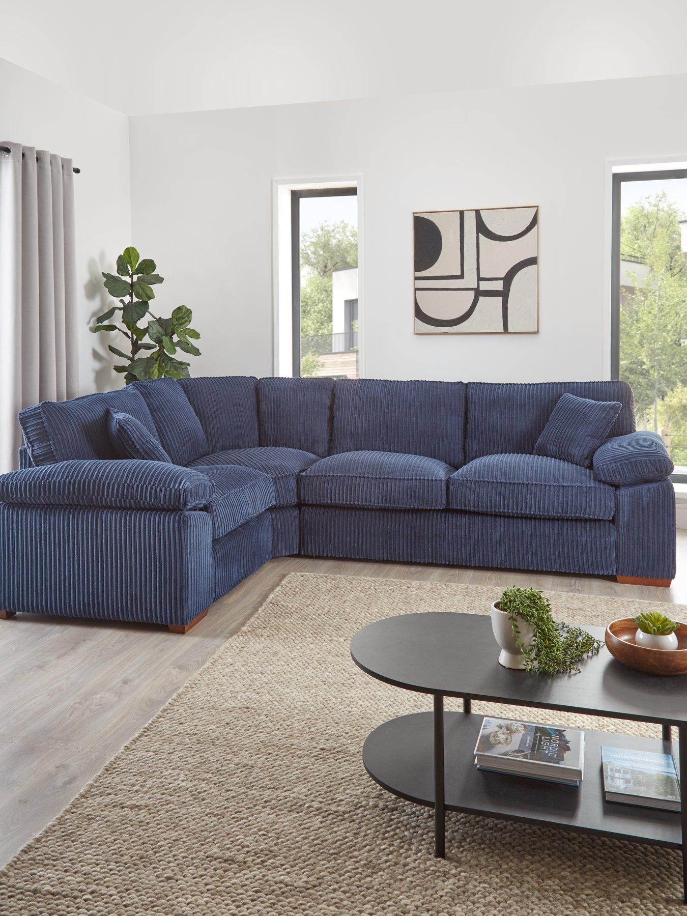 Product photograph of Very Home Parker Fabric Left Hand Corner Group Sofa from very.co.uk
