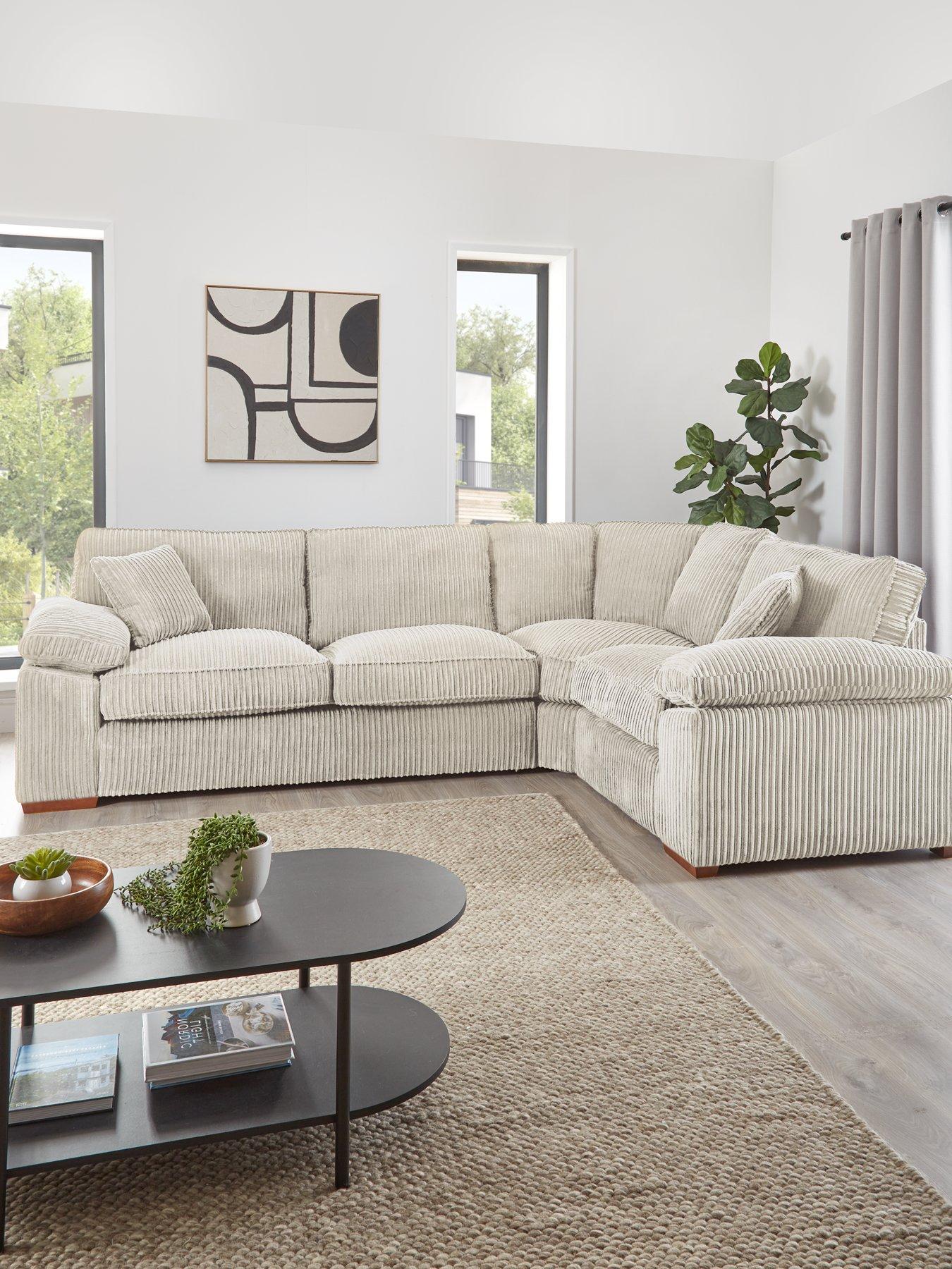 Very Home Parker Fabric Right Hand Corner Group Sofa - Made to Order in the UK