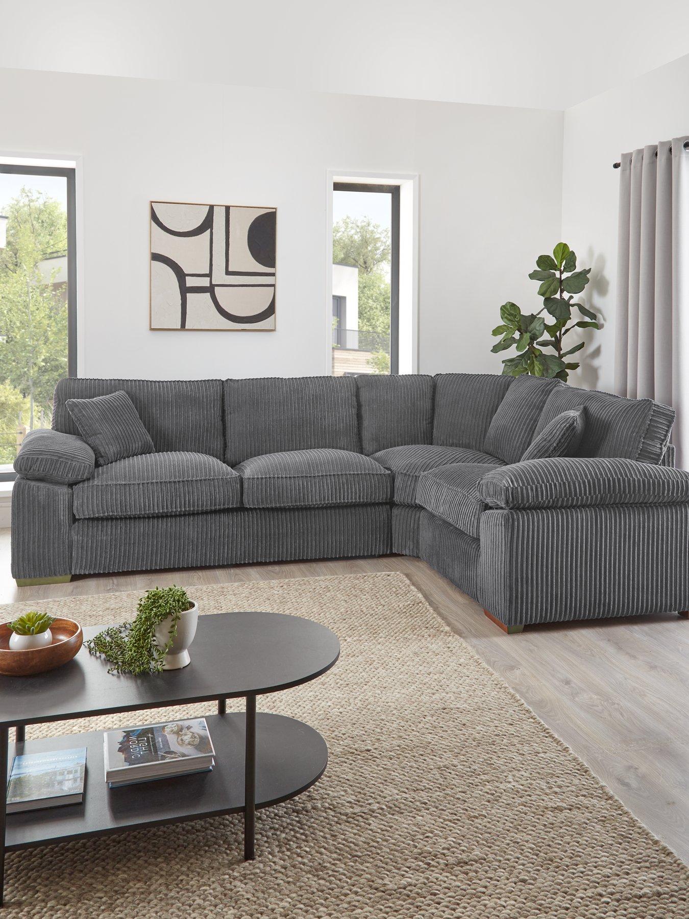 Very Home Parker Fabric Right Hand Corner Group Sofa - Made to Order in the UK