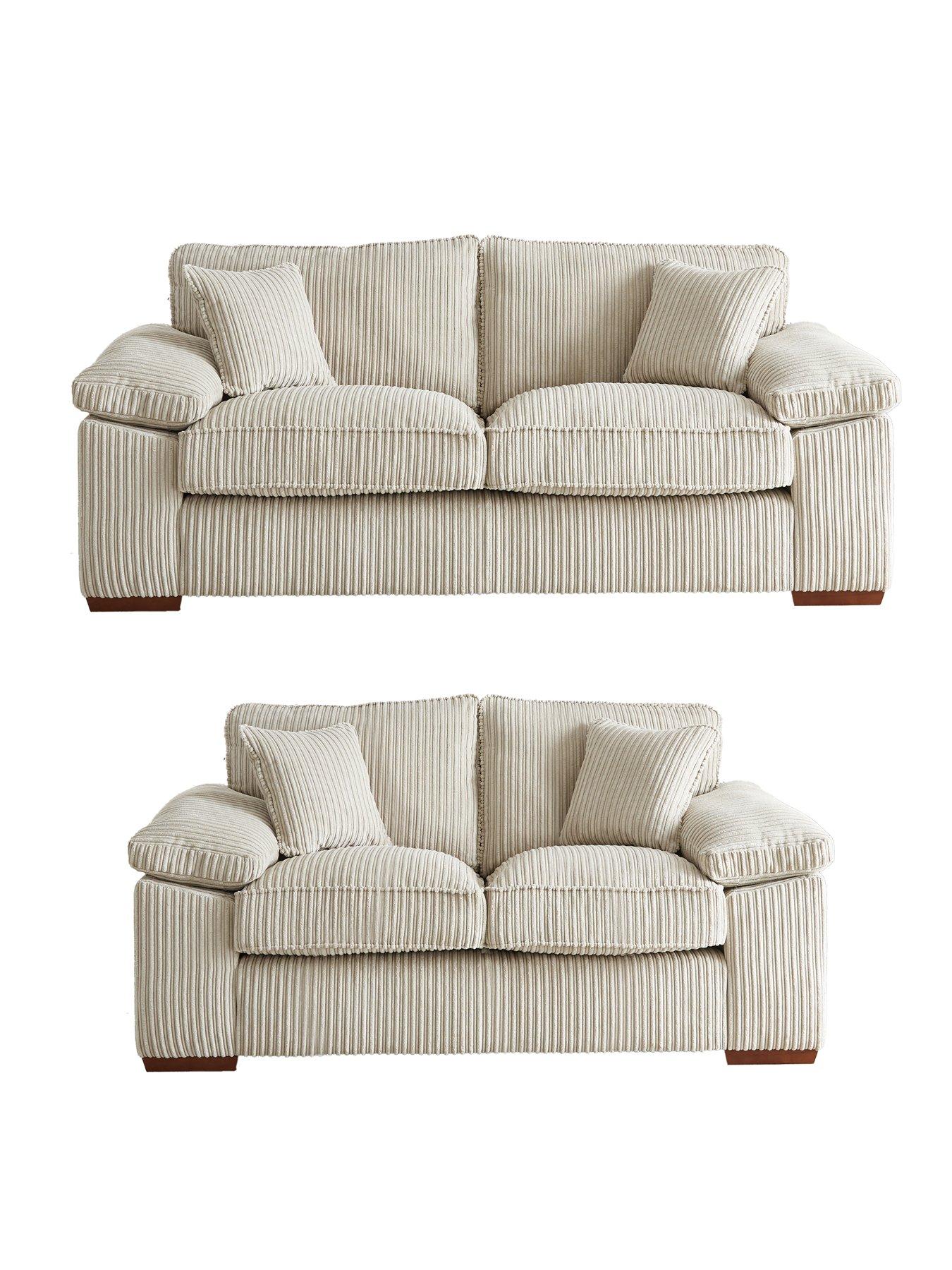Very Home Parker 3 + 2 Seater Sofa Set (Buy  &  SAVE!) - Made to Order in the UK