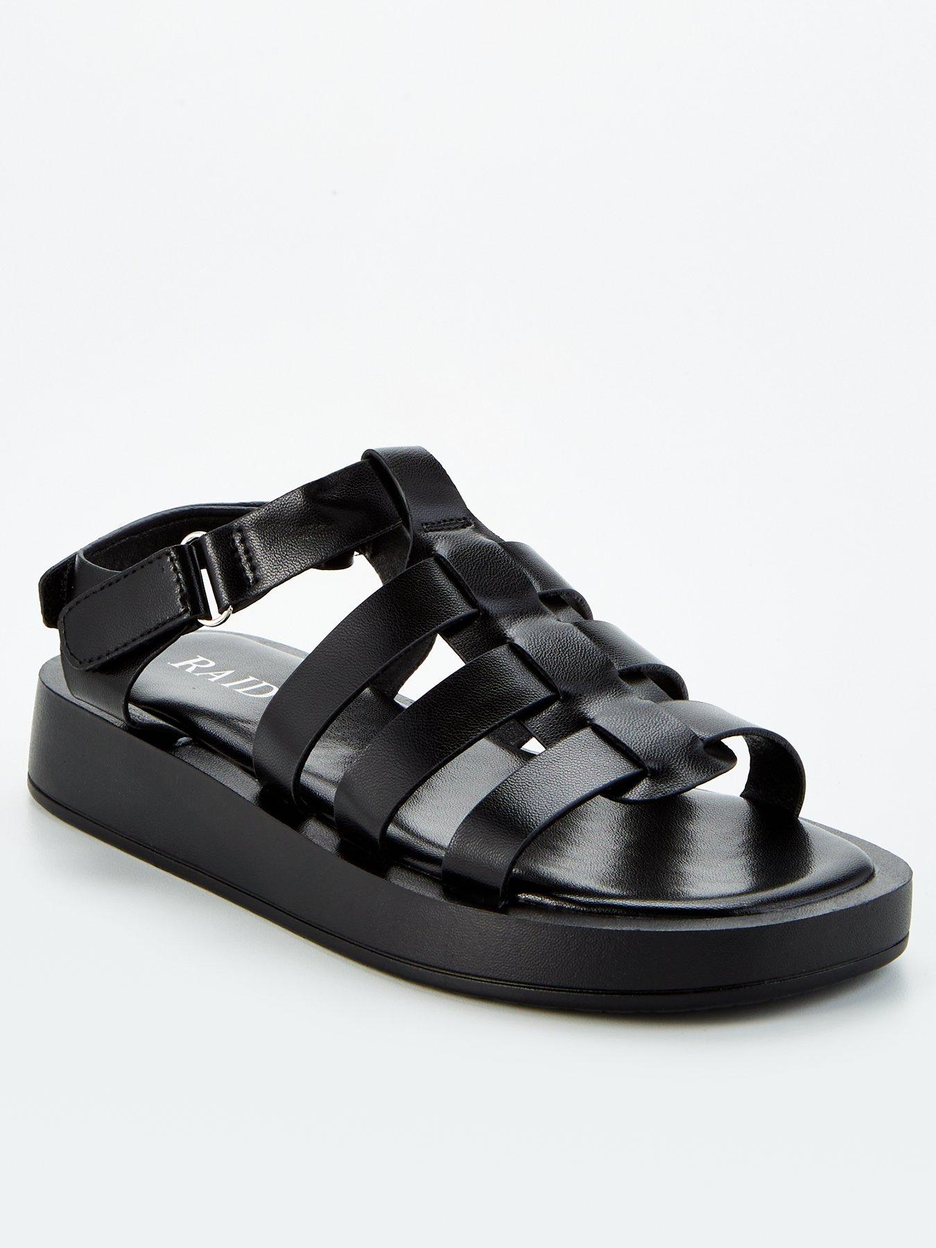 Raid Ryo Gladiator Sandal - Black | Very.co.uk