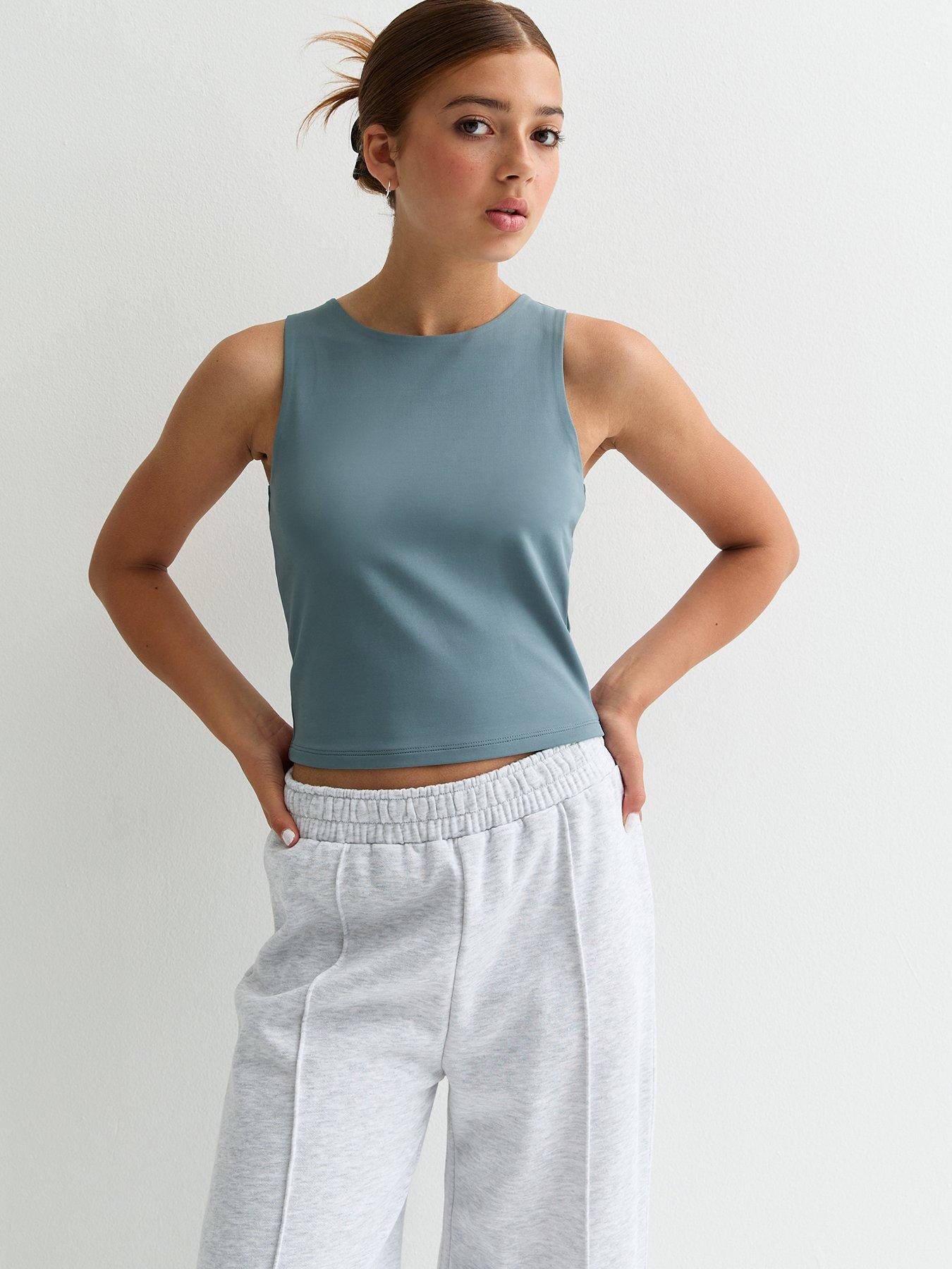 Girls sleeveless vest sale
