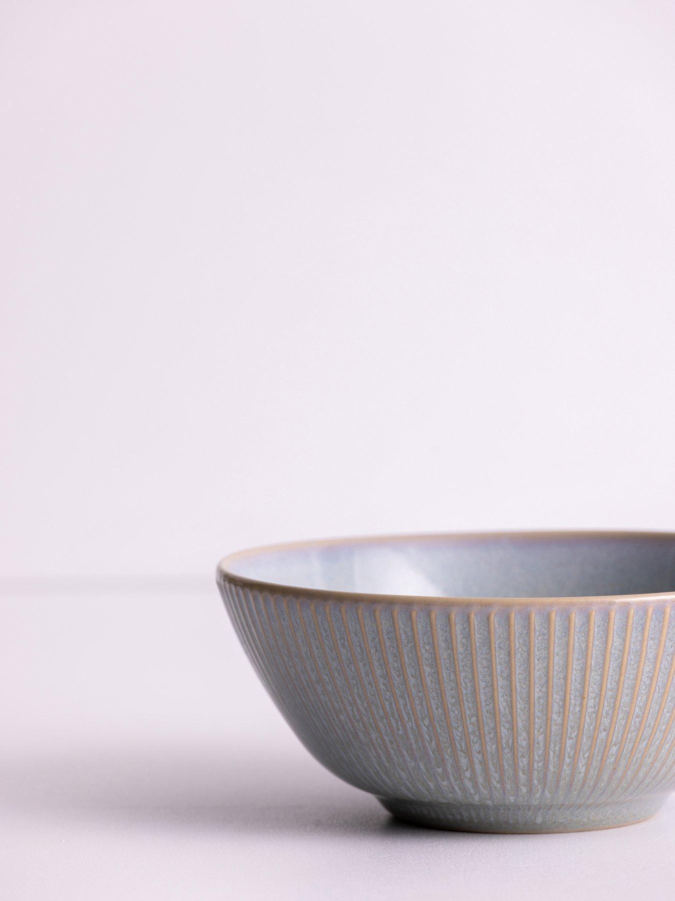Mason Cash Reactive Linear Set of 4 Bowls – Grey