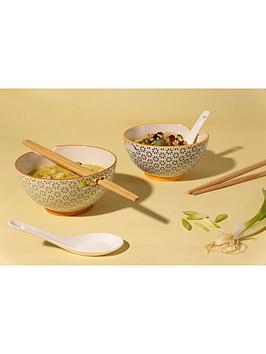 Product photograph of Typhoon World Foods Set Of 2 Rice Soup Bowl Set from very.co.uk