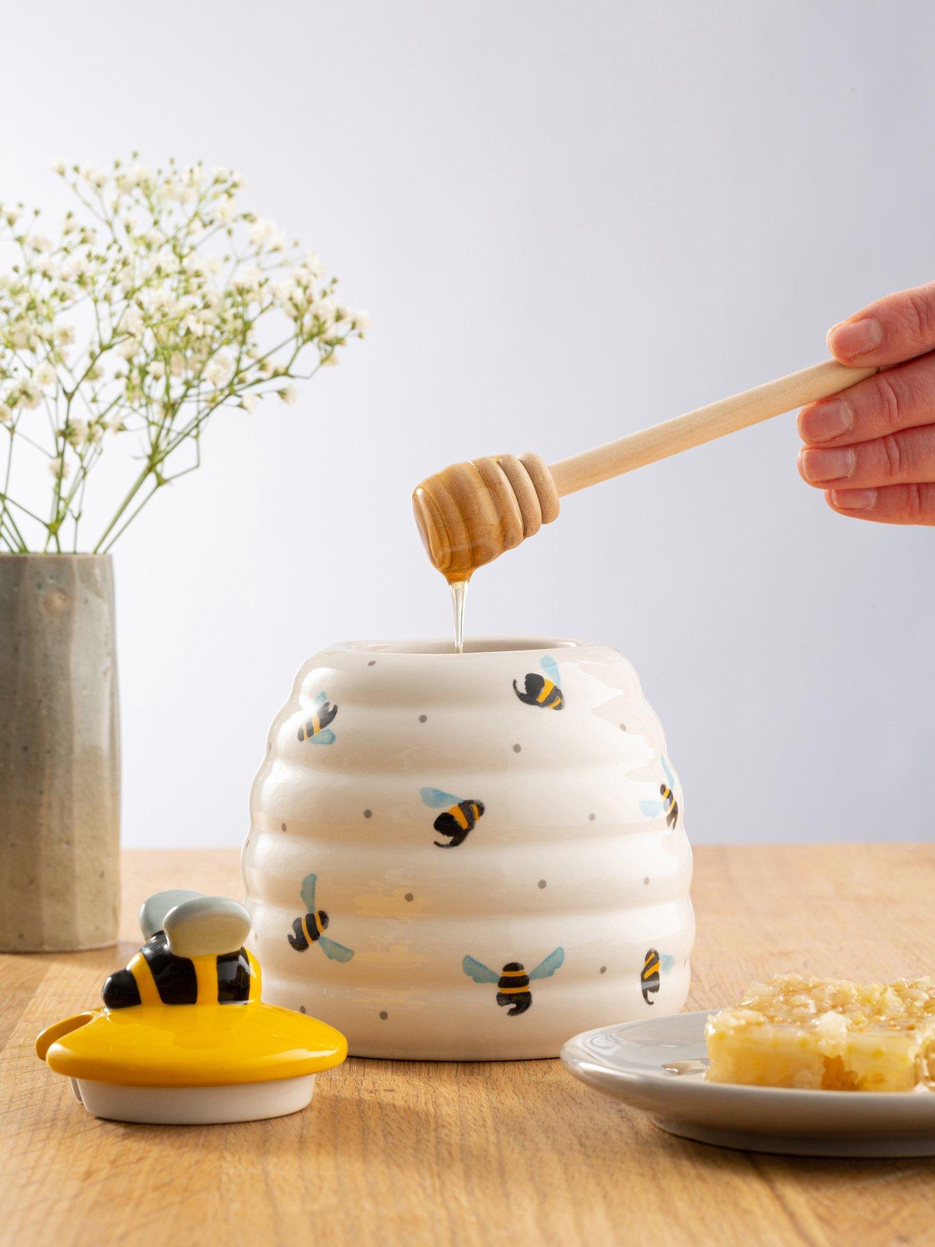 Product photograph of Price Kensington Sweet Bee Honey Pot Drizzler In Gift Box from very.co.uk