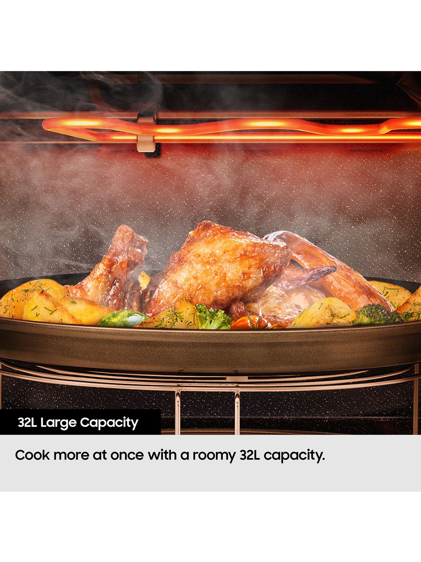 Image 4 of 8 of Samsung MS32DG4504ATE3 32 Litre Large Capacity Solo Microwave - Stainless Steel