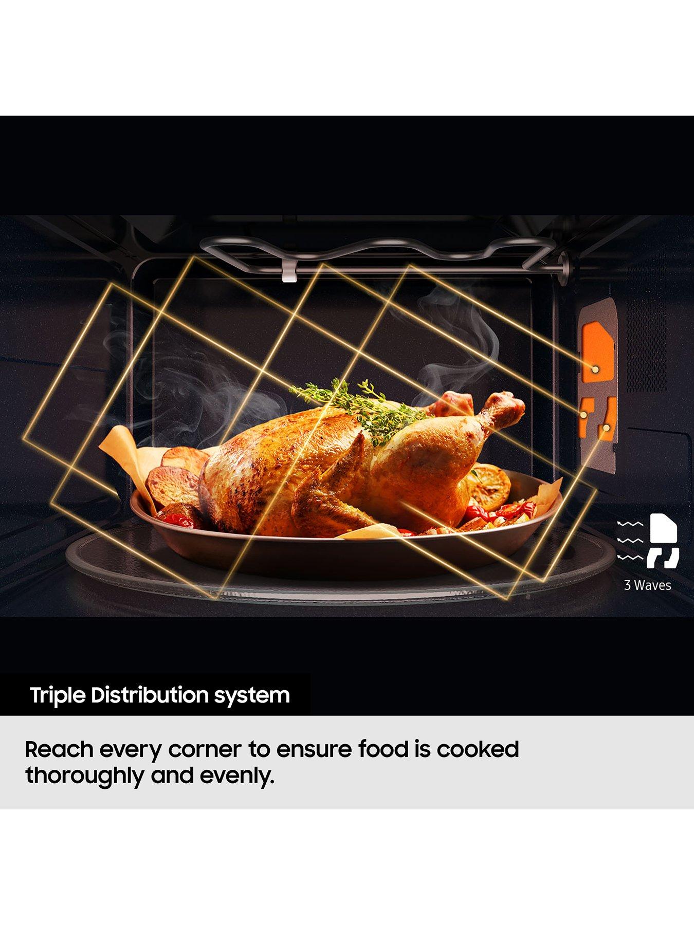 Image 6 of 8 of Samsung MS32DG4504ATE3 32 Litre Large Capacity Solo Microwave - Stainless Steel