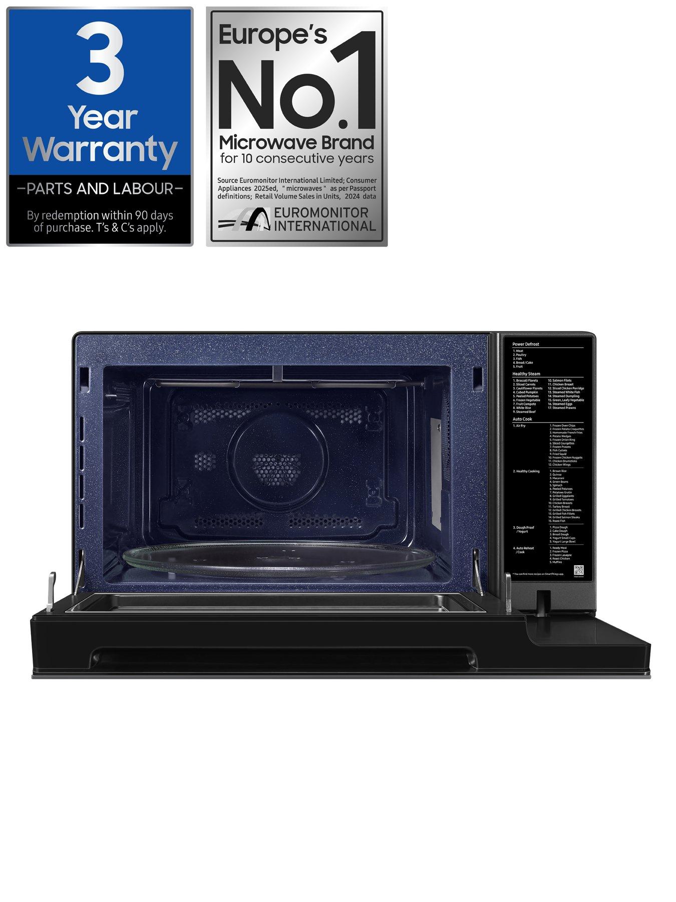 Image 2 of 8 of Samsung MC32DB7746KCE3 32-Litre Combi Bespoke Microwave with Air Fry &ndash; Charcoal