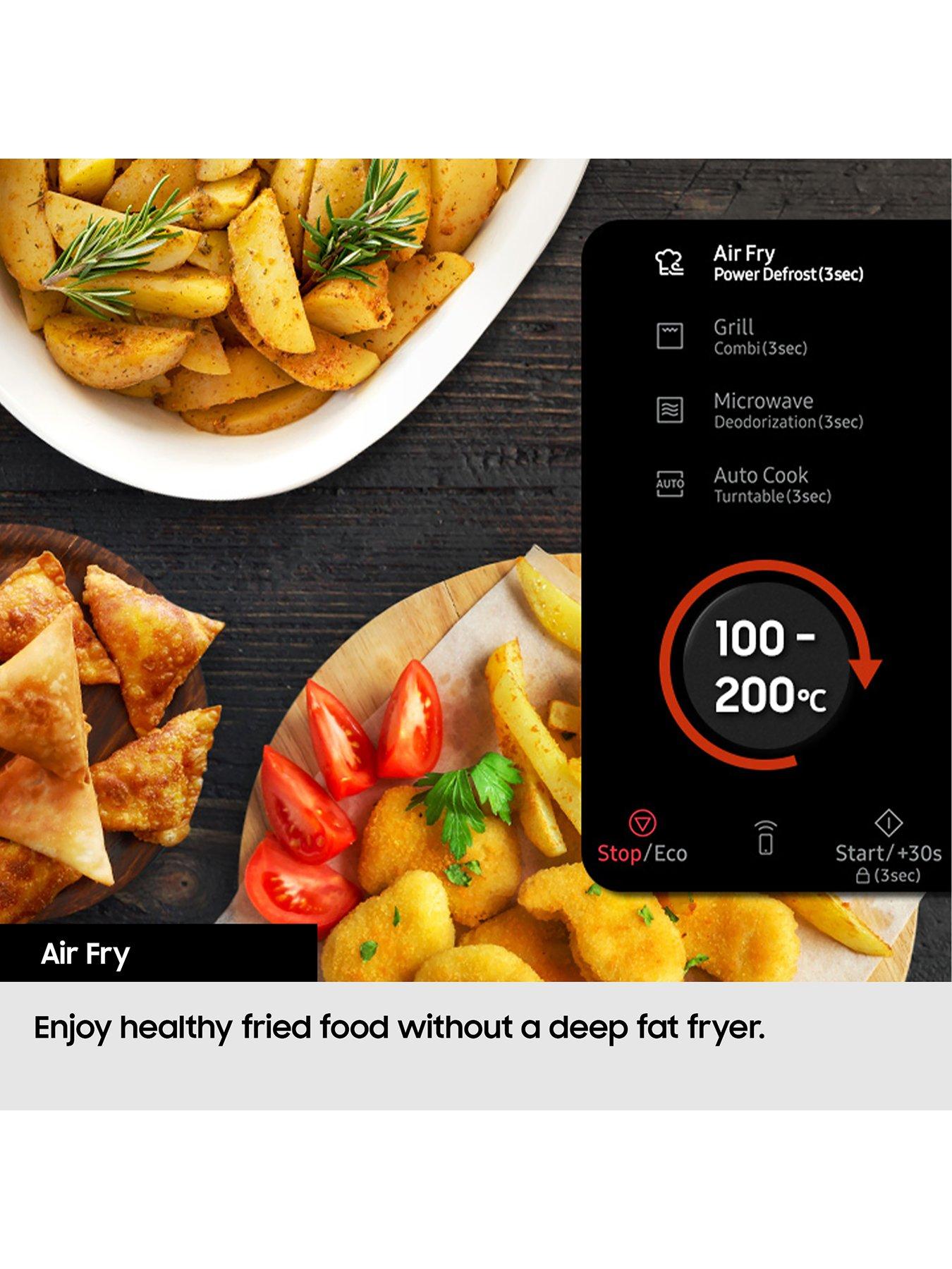 Image 4 of 8 of Samsung MC32DB7746KCE3 32-Litre Combi Bespoke Microwave with Air Fry &ndash; Charcoal