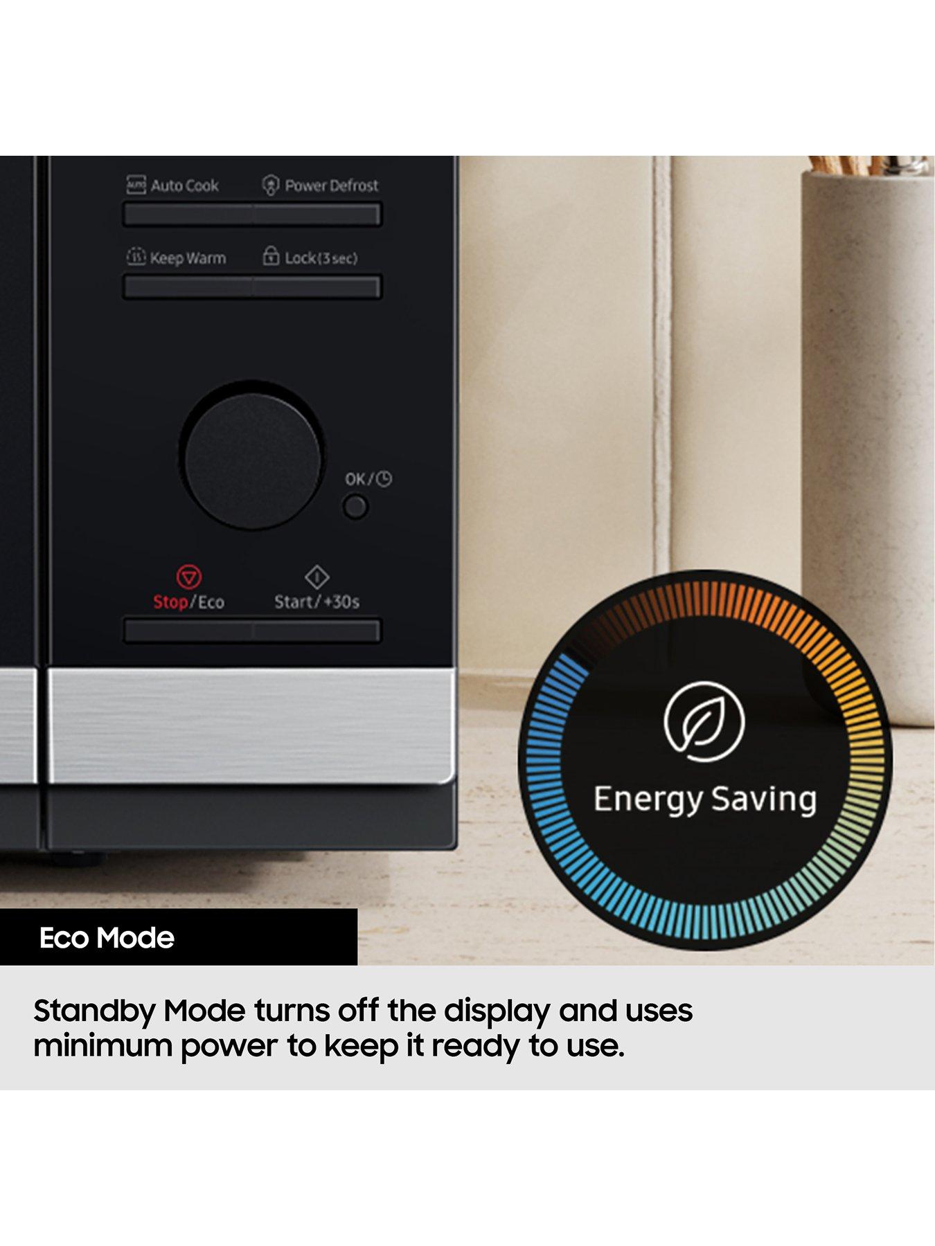 Image 5 of 7 of Samsung MS23T5018AG/EU Glass Front 23-Litre Solo Microwave - Slate Gray