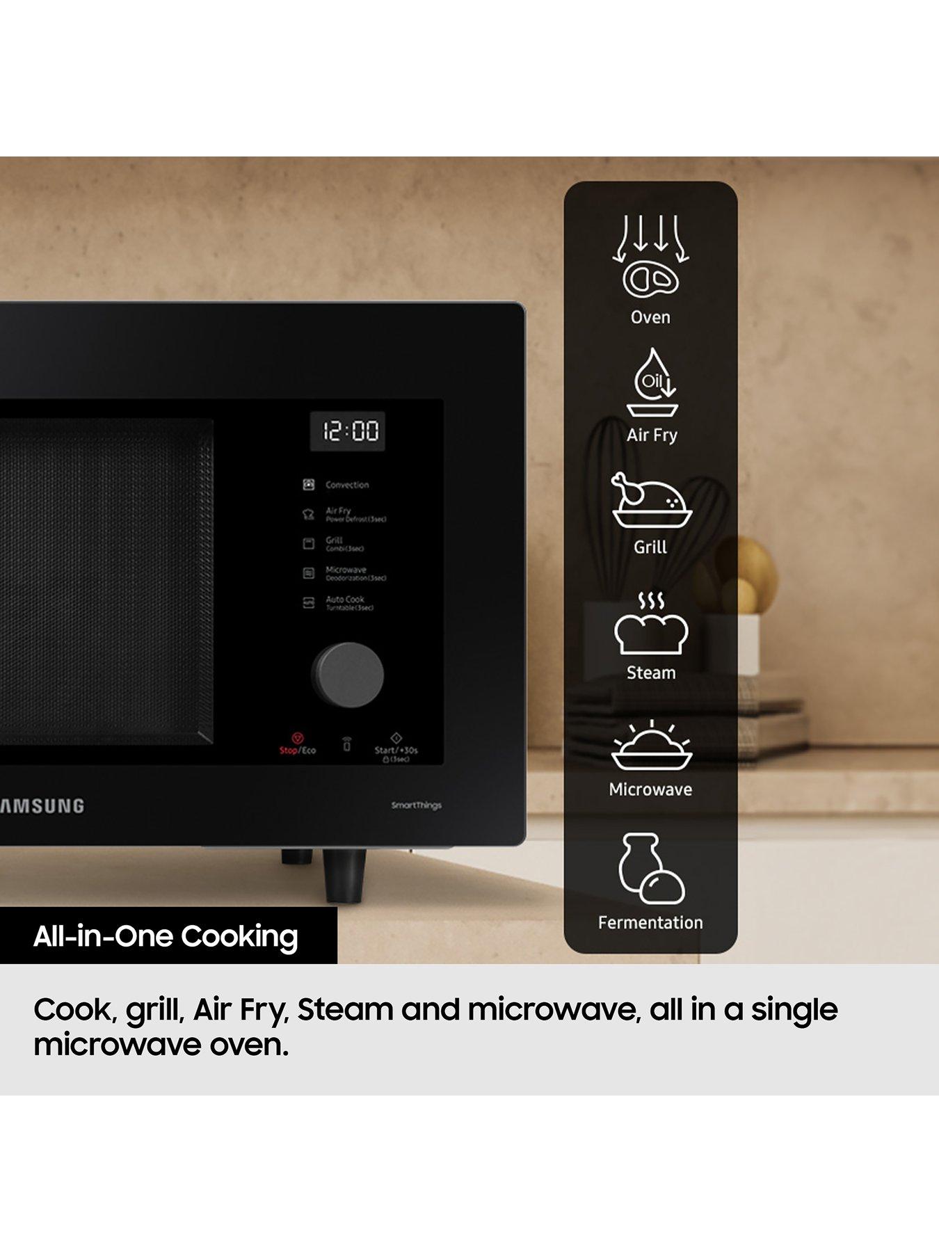 Samsung MC32DG7646CKE3 32-Litre Combi Bespoke Microwave With Air Fry ...