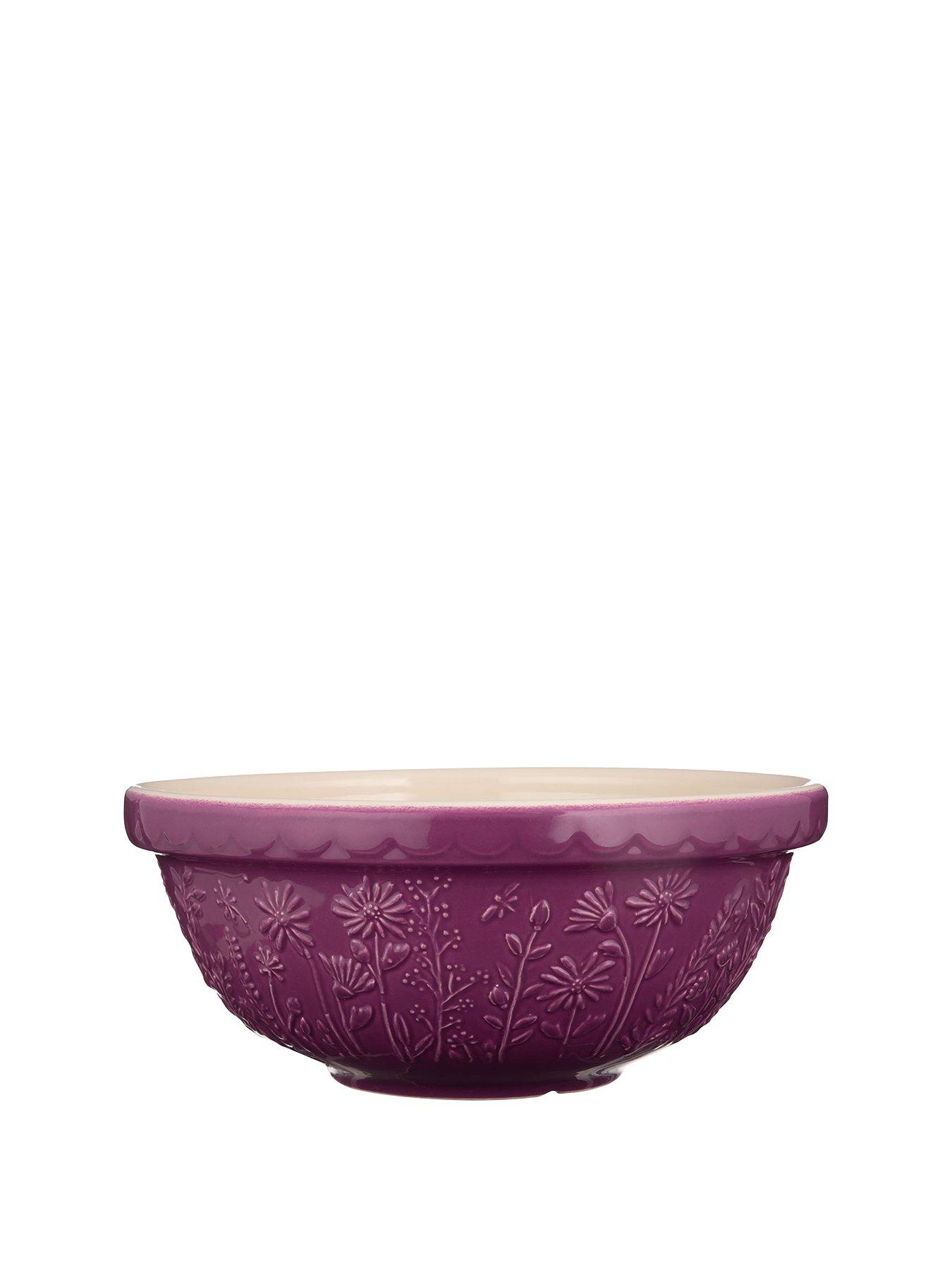 Image 2 of 5 of Mason Cash In The Meadow Daisy 26 cm Purple Mixing Bowl