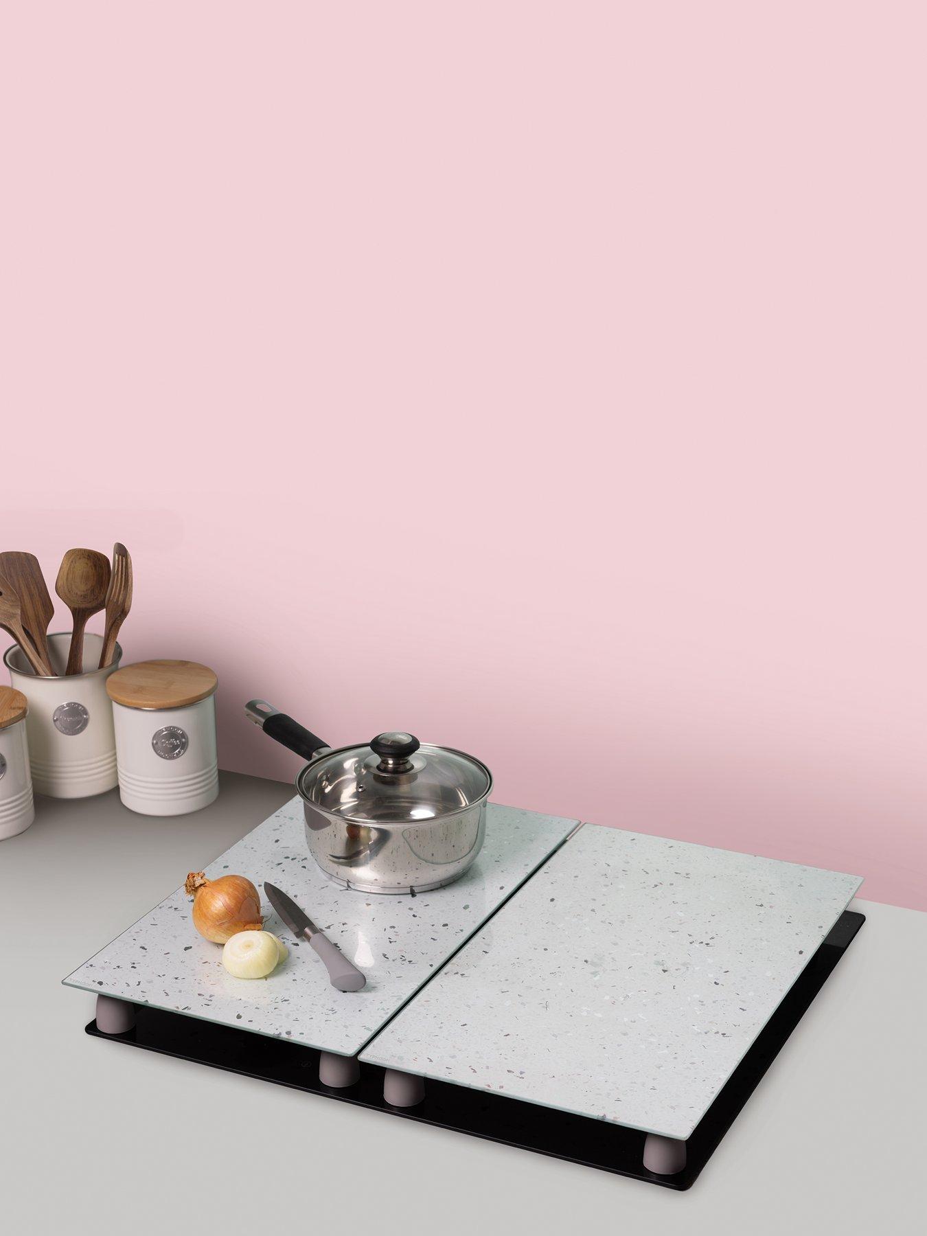 Typhoon Elements Set of 2 Quartz-Effect Hob Protectors