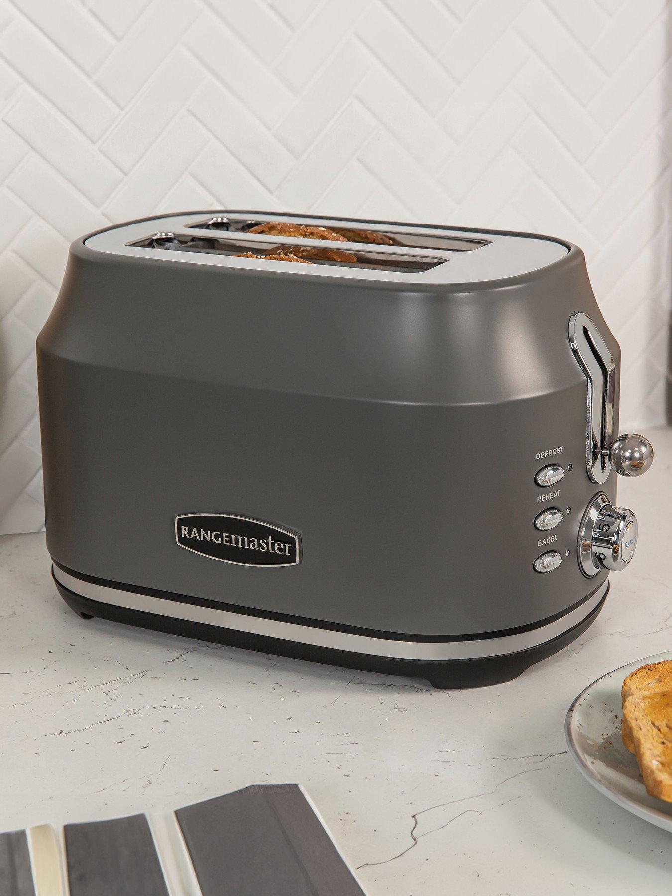 Image 4 of 7 of Rangemaster Classic 2-Slice Toaster - Grey
