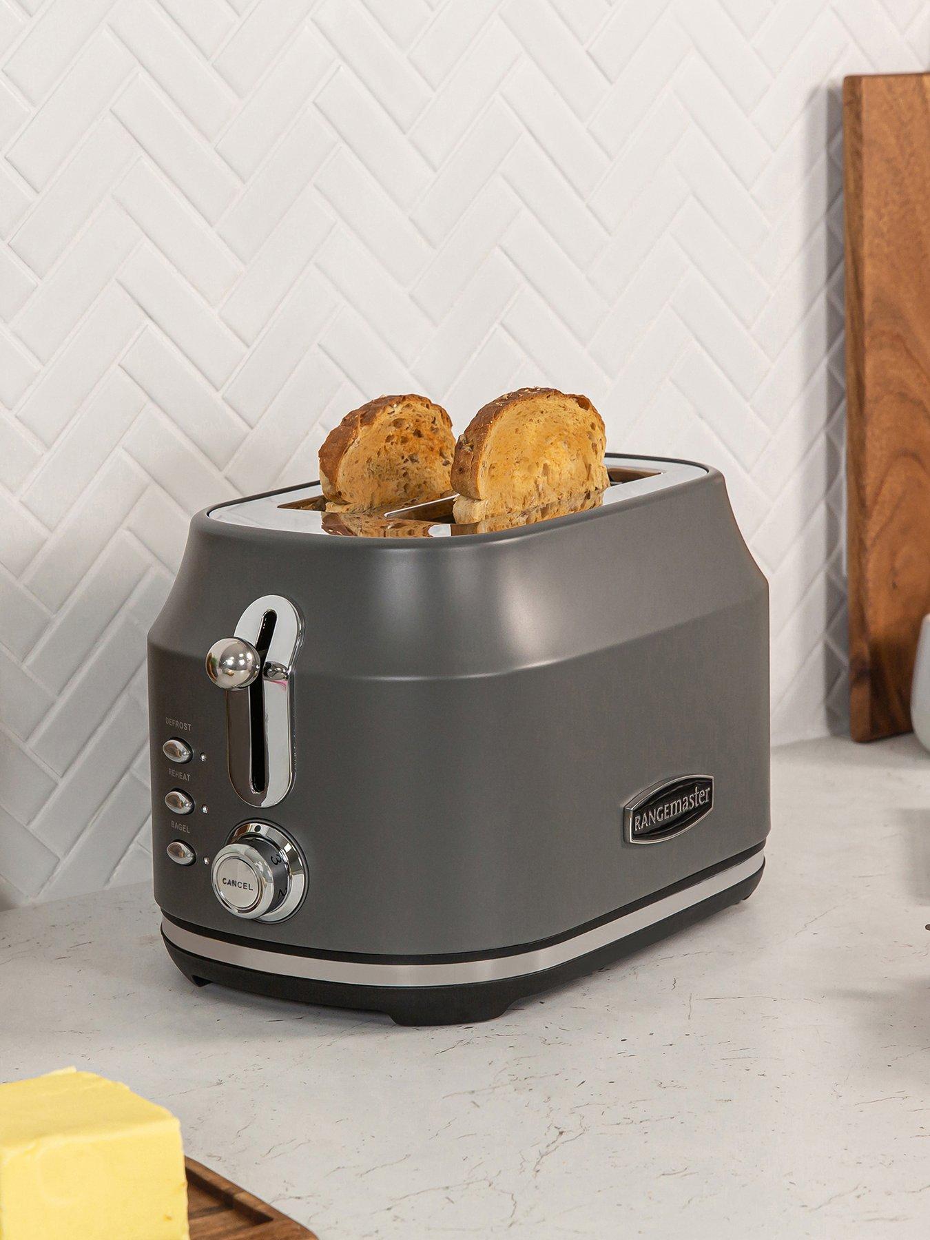 Image 5 of 7 of Rangemaster Classic 2-Slice Toaster - Grey