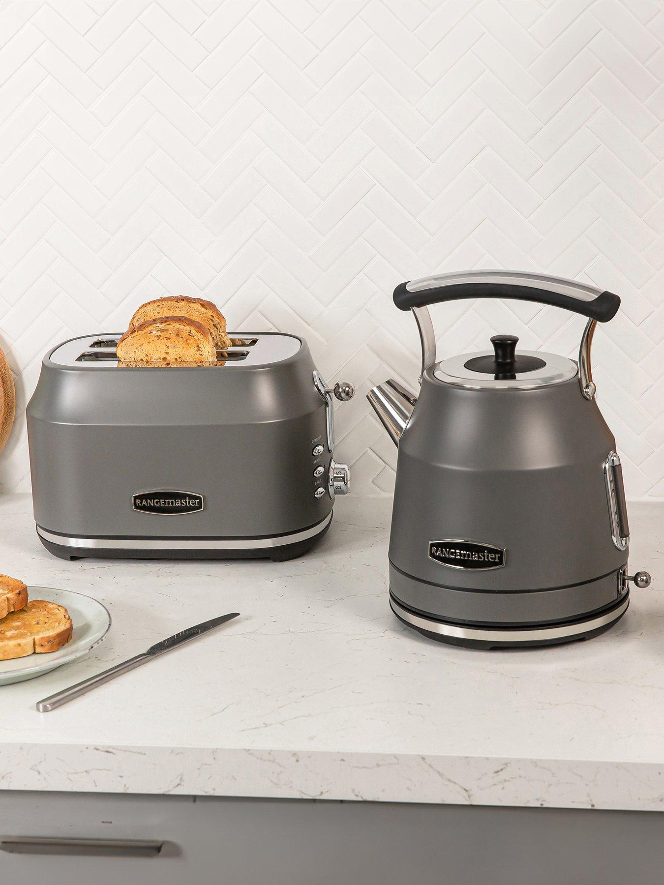Image 7 of 7 of Rangemaster Classic 2-Slice Toaster - Grey