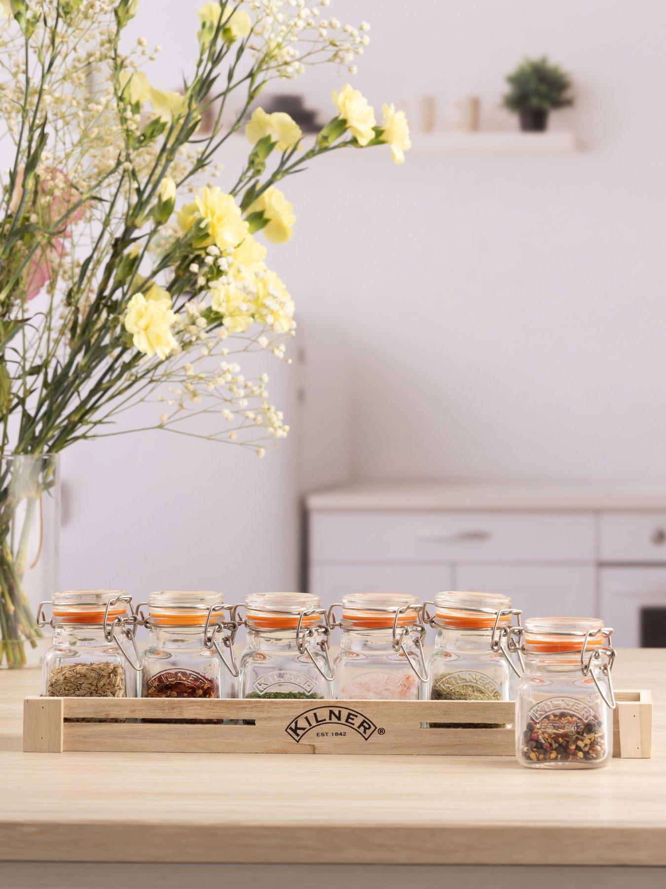 kilner-glass-clip-top-spice-jar-set