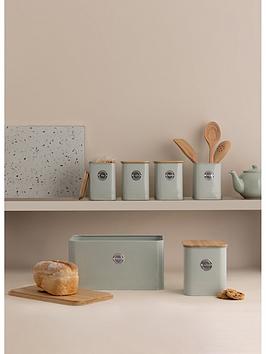 Product photograph of Typhoon Living Squircle Bread Bin - Mint from very.co.uk