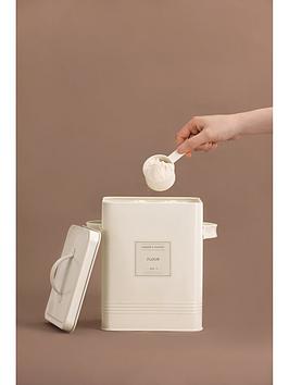 Product photograph of Typhoon Living Cream Bulk Storage With Labels - 6l from very.co.uk
