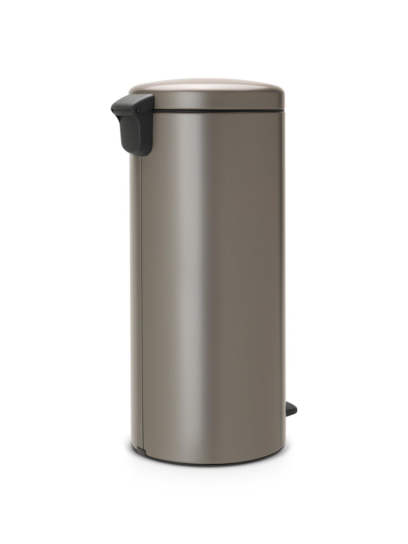 Image 4 of 7 of Brabantia NewIcon 30-Litre Pedal Bin in Platinum