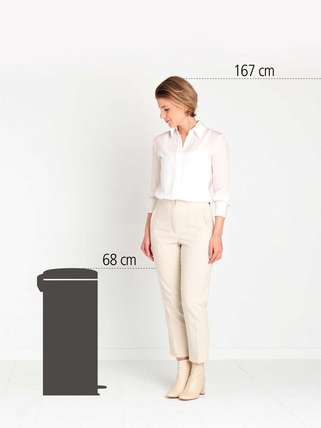 Image 7 of 7 of Brabantia NewIcon 30-Litre Pedal Bin in Platinum