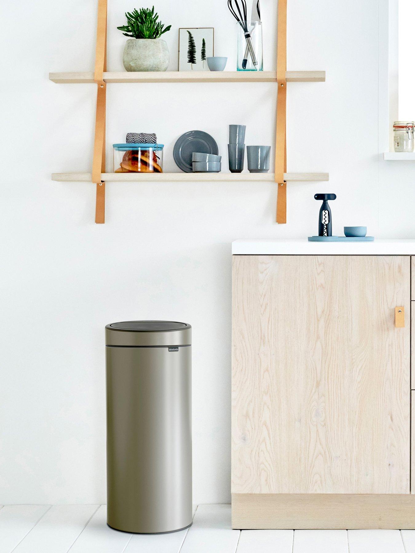 Brabantia 30-Litre Touch Bin in Platinum