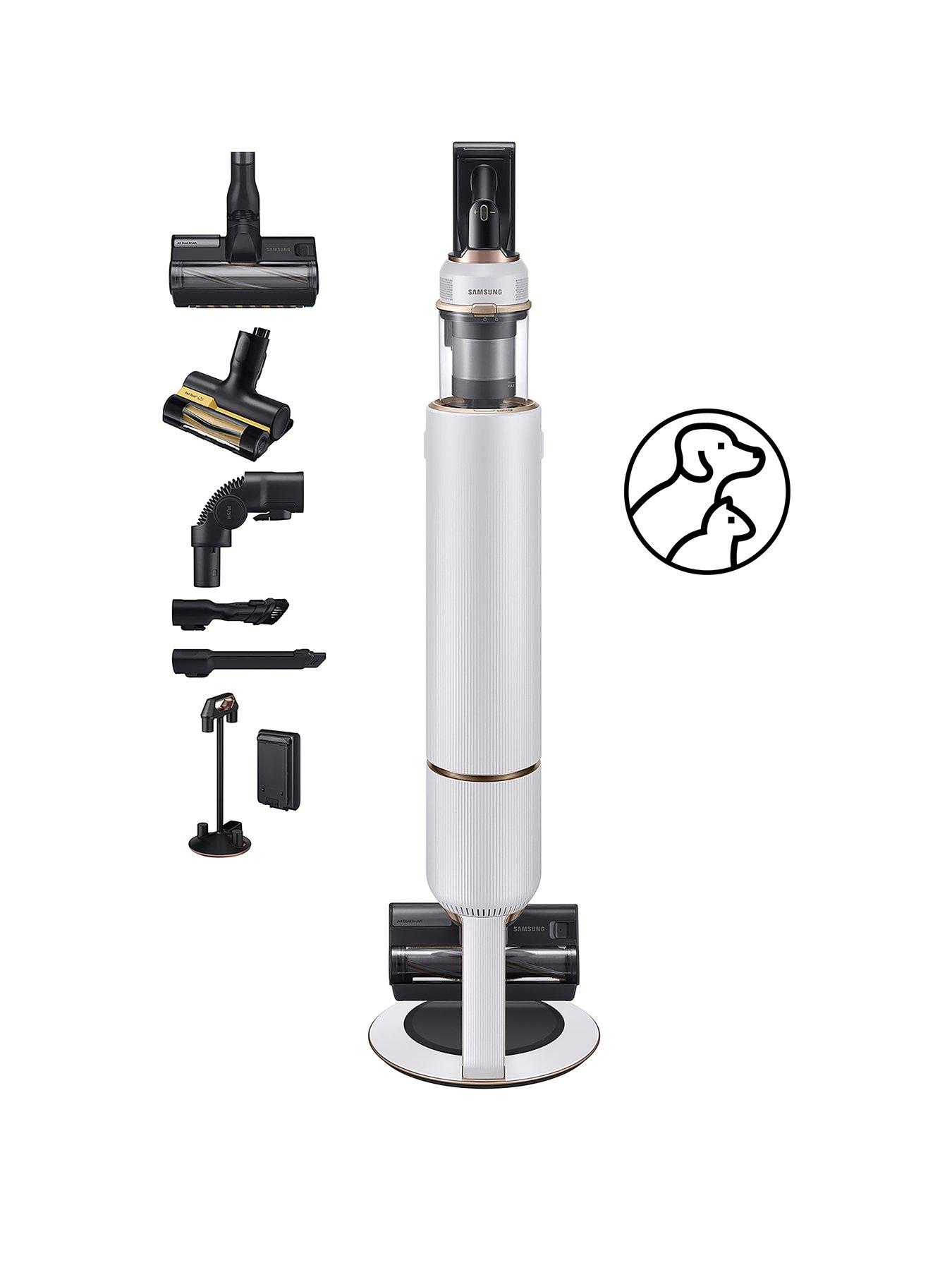 undefined Bespoke Jet™ PLUS Pet Cordless Stick Vacuum Cleaner, Max 210W Suction Power with All-in-One Clean Station - Misty White