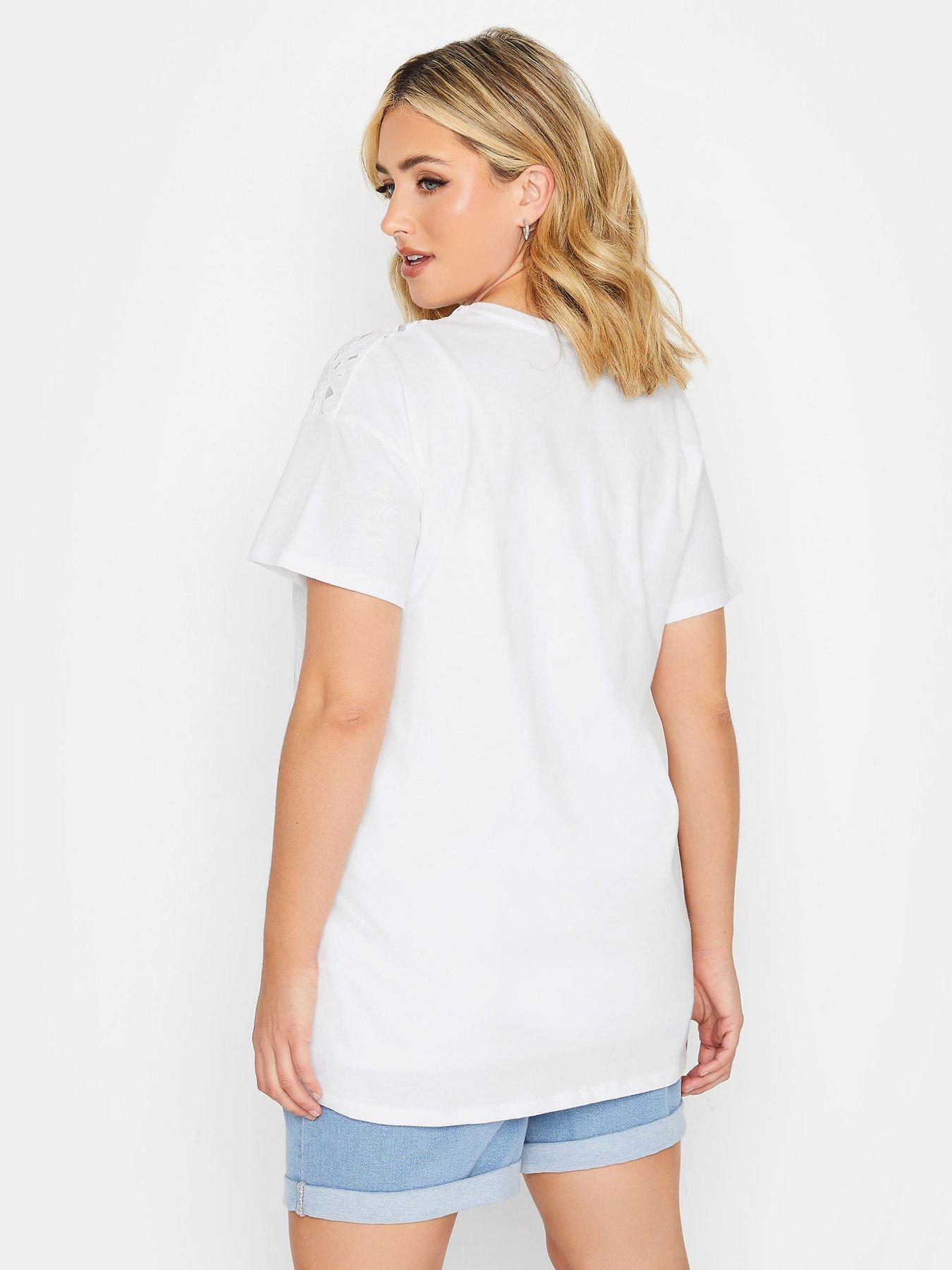 Image 2 of 4 of Yours Curve Mesh Panel Front Panel Top - White