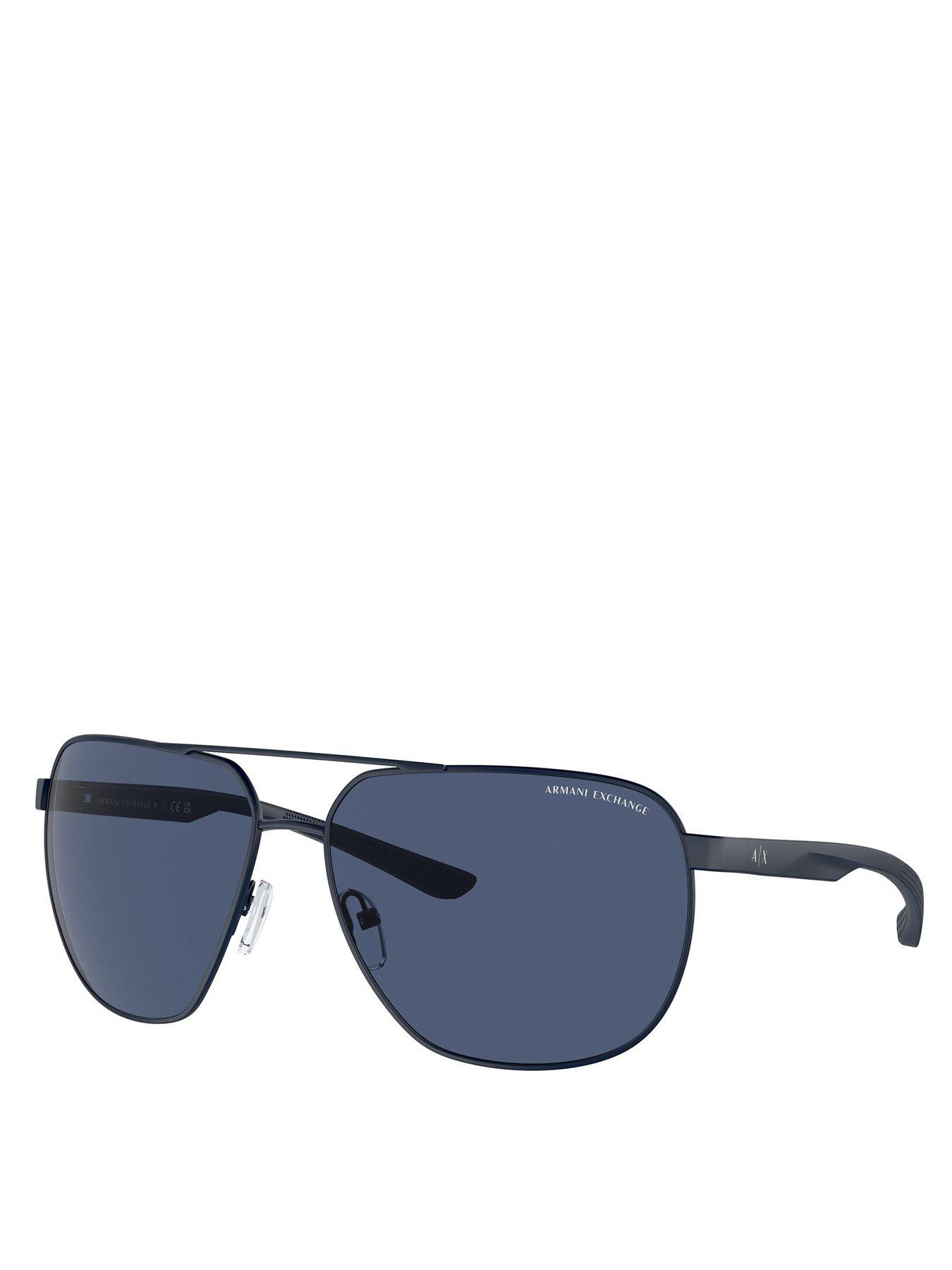 Armani exchange aviator sunglasses best sale