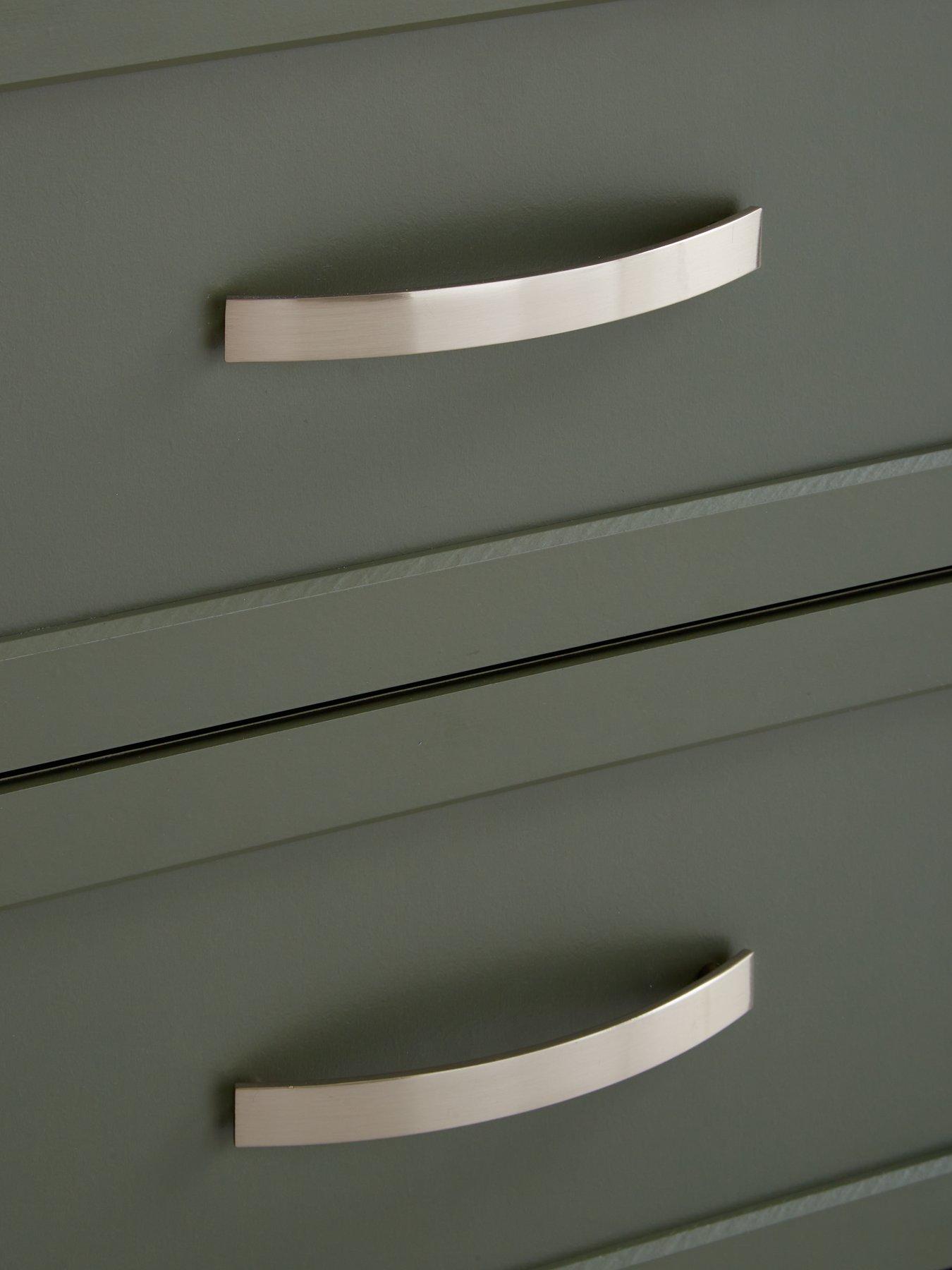 Image 5 of 6 of Very Home Camberley 3 Door, 3 Drawer Mirrored Wardrobe - Green