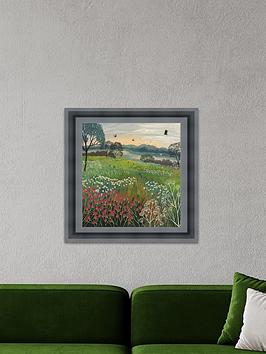 Product photograph of The Art Group Over Summers Eve By Jo Grundy Framed Art Print from very.co.uk