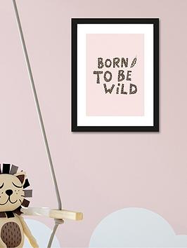 Product photograph of The Art Group Born To Be Wild Art Print By Summer Thornton from very.co.uk