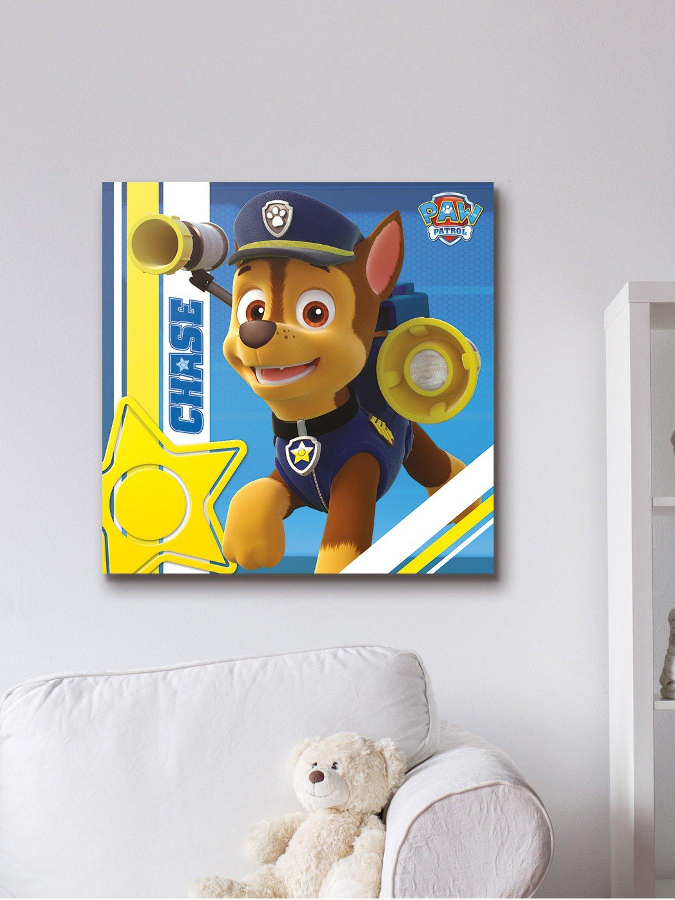 Product photograph of Paw Patrol Chase On Patrol Canvas from very.co.uk