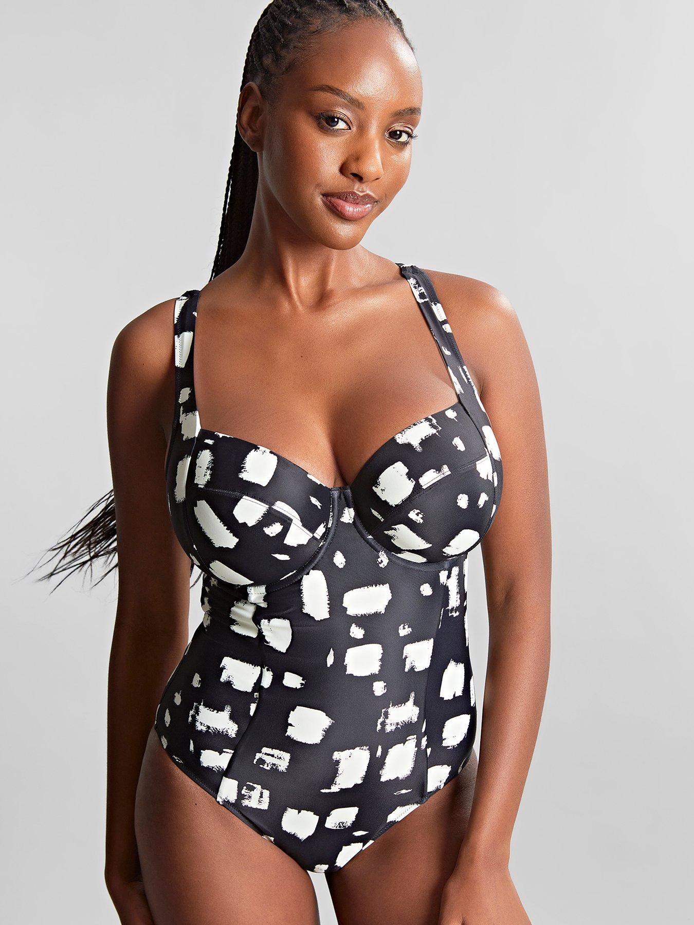 Panache Paloma Balcony Swim Suit - Black