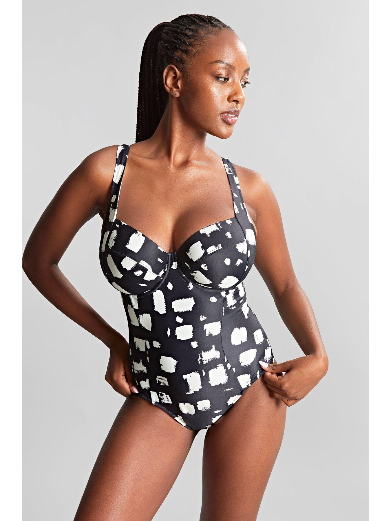 Image 3 of 3 of Panache Paloma Balcony Swim Suit - Black