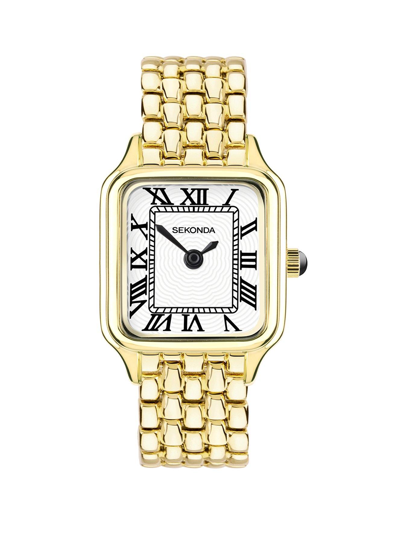 undefined Women's Monica Maxi Gold Alloy Bracelet Watch