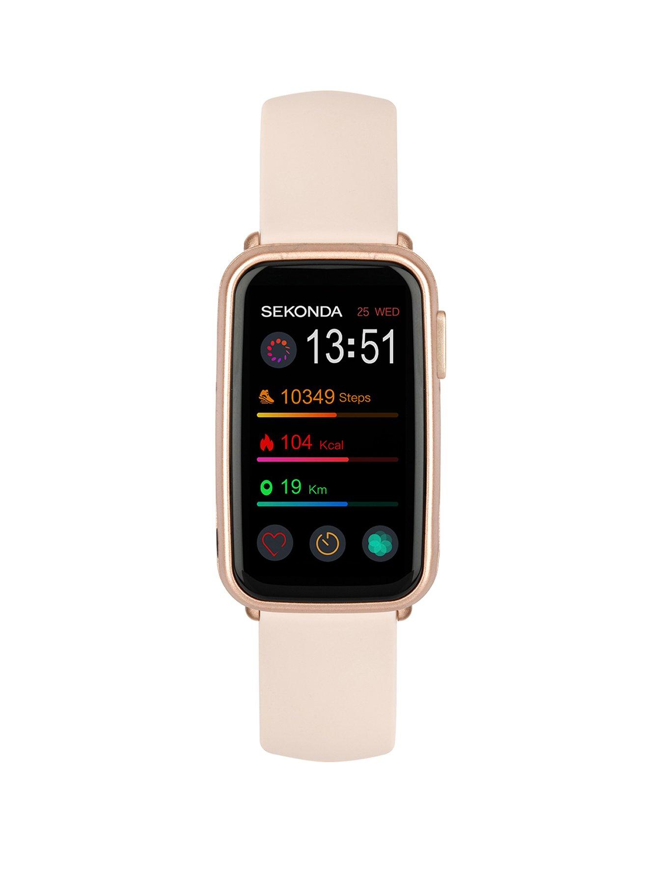 Sekonda Unisex Track Pink Silicone Strap Smartwatch