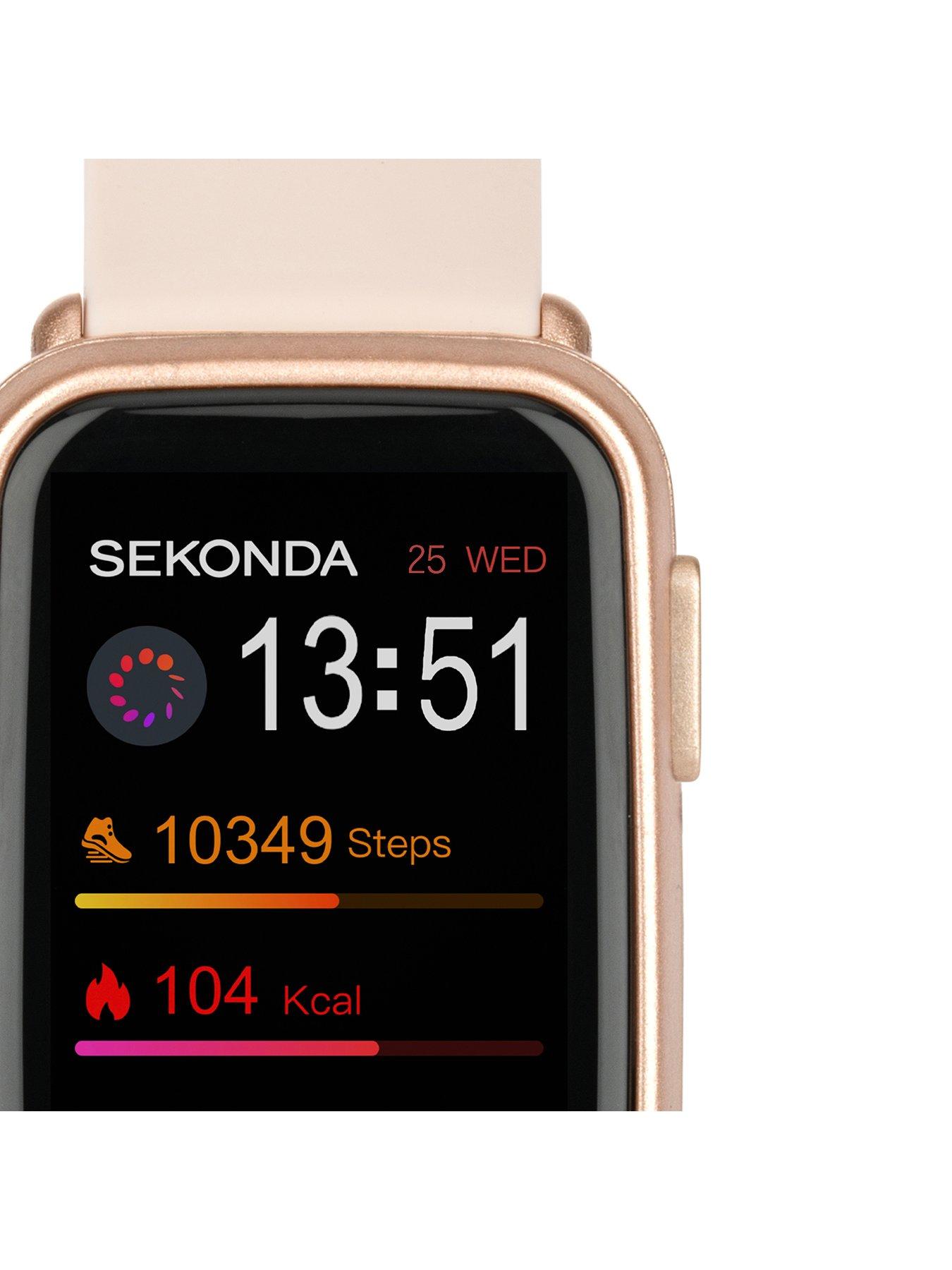 Image 3 of 7 of Sekonda Unisex Track Pink Silicone Strap Smartwatch