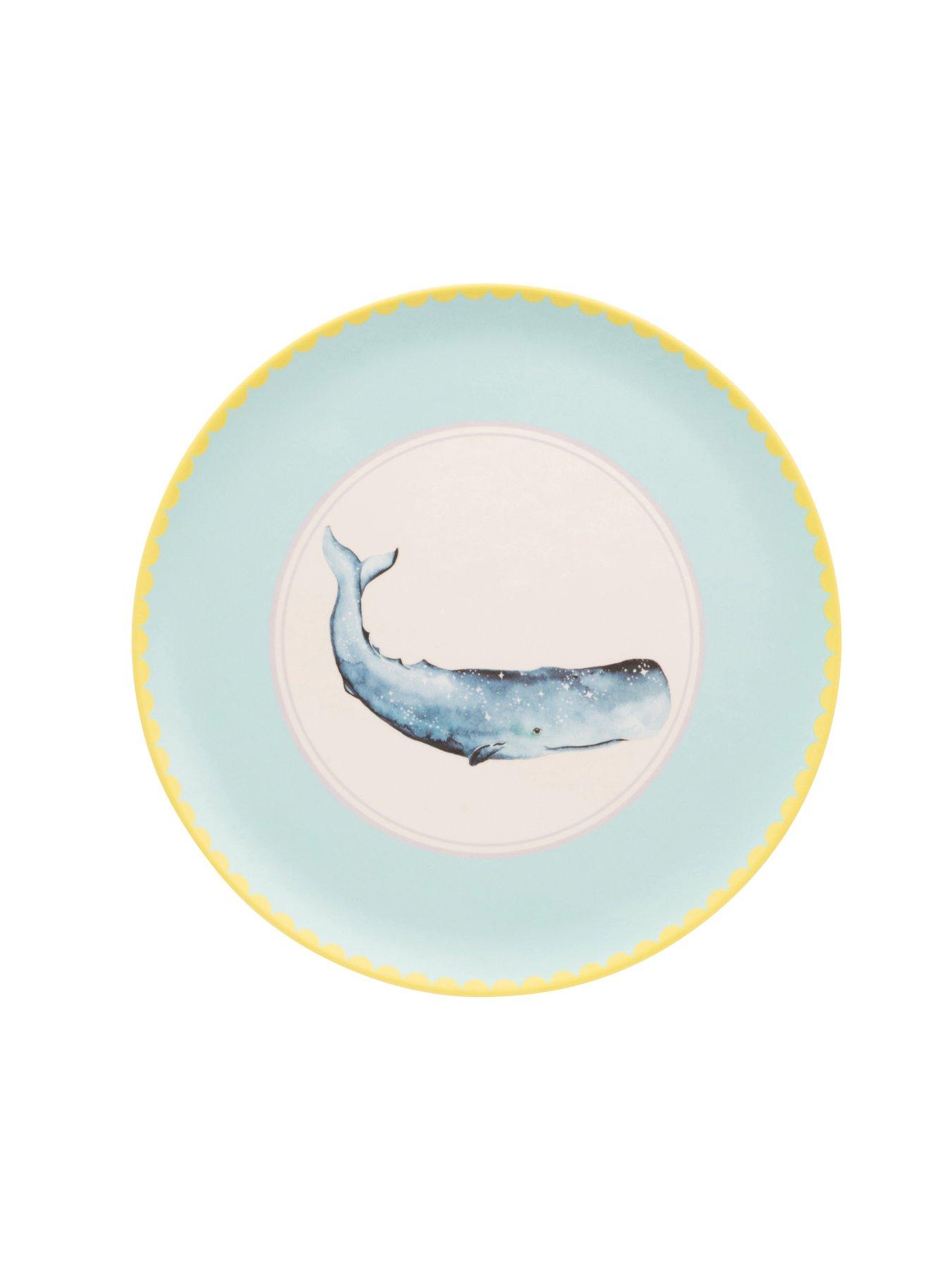 Yvonne Ellen Set of 4 Melamine Dinner Plates | Very.co.uk