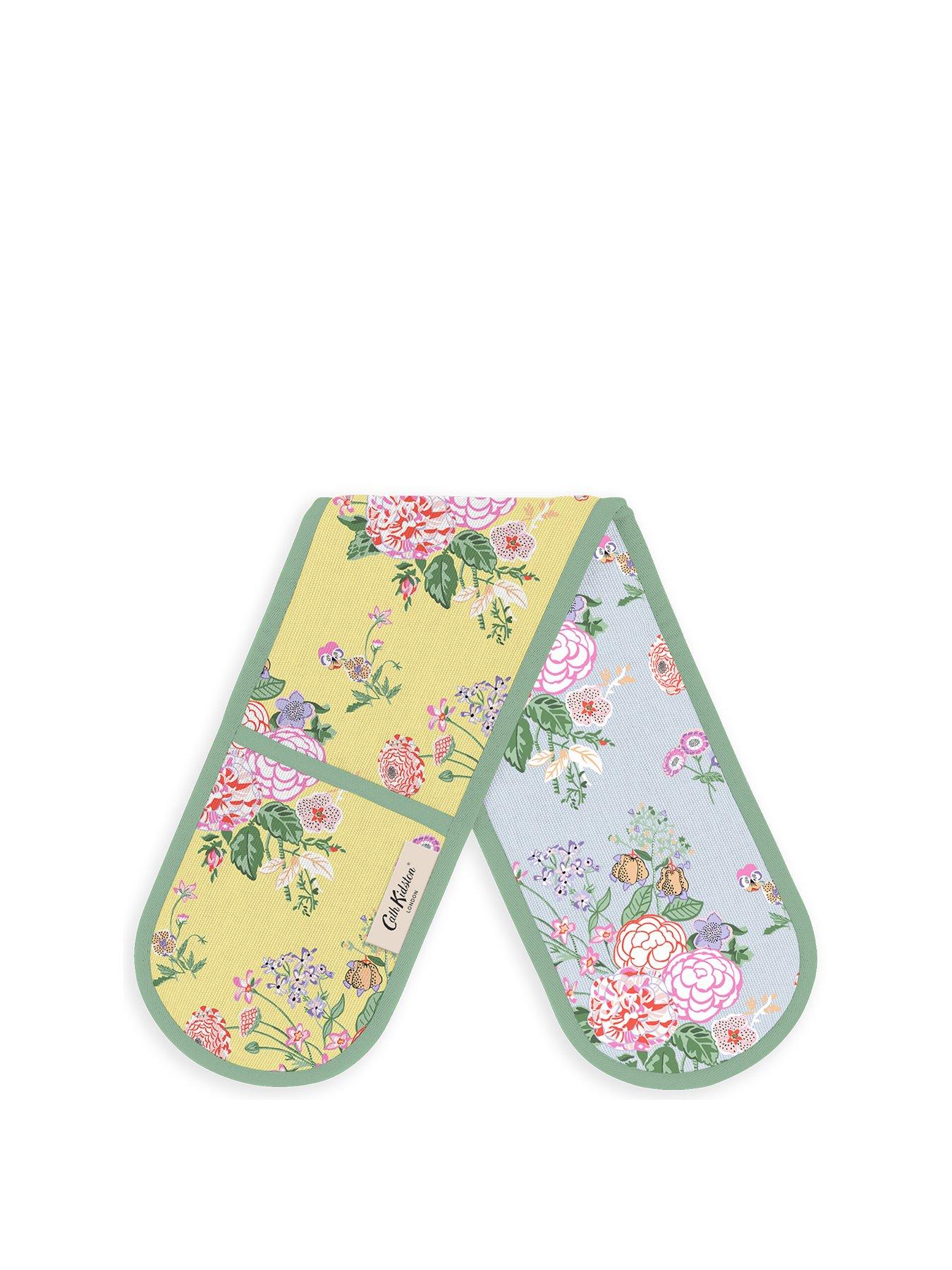 Product photograph of Cath Kidston Floral Fields Double Oven Glove from very.co.uk
