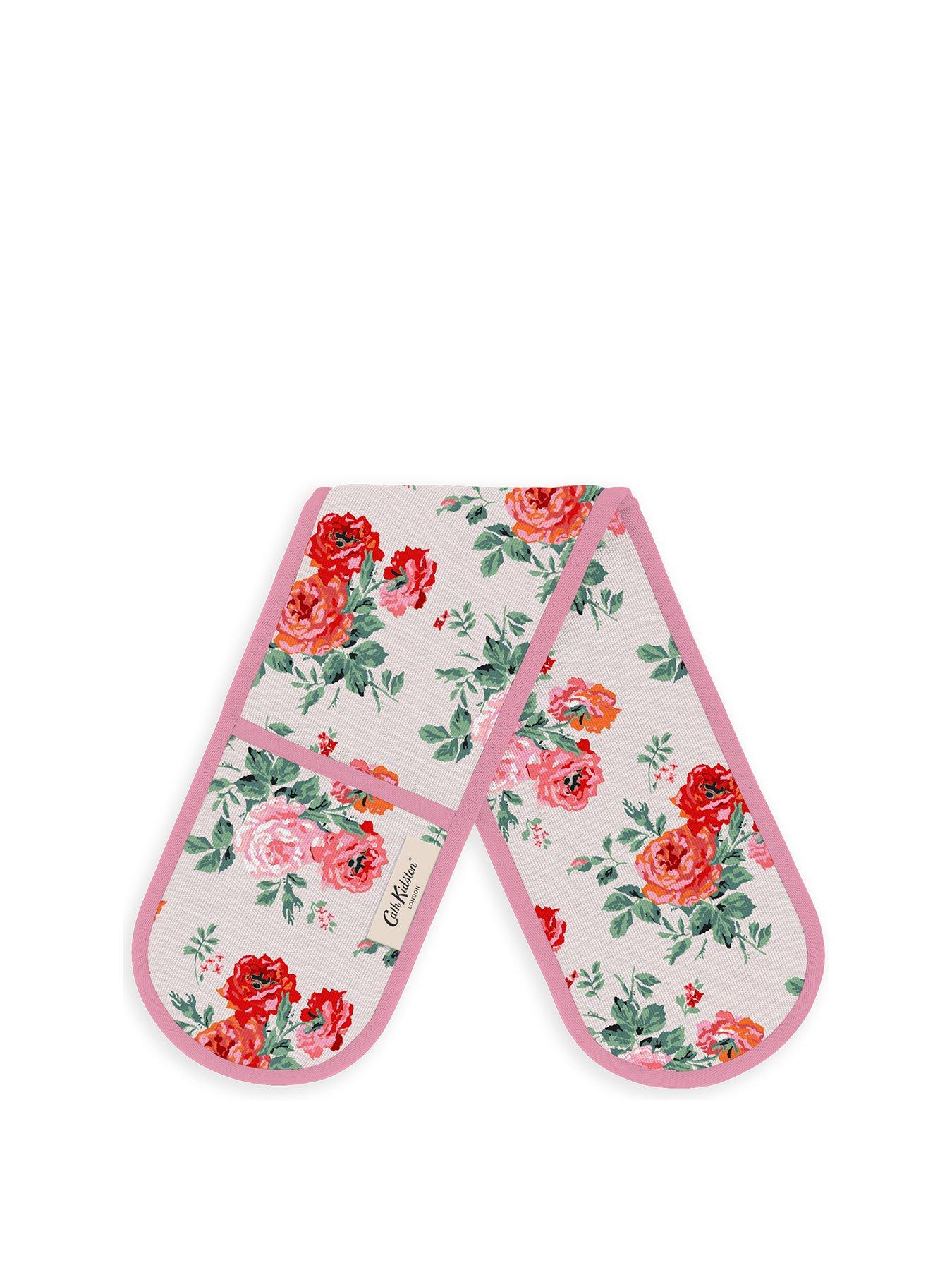 Product photograph of Cath Kidston Archive Rose Double Oven Glove from very.co.uk