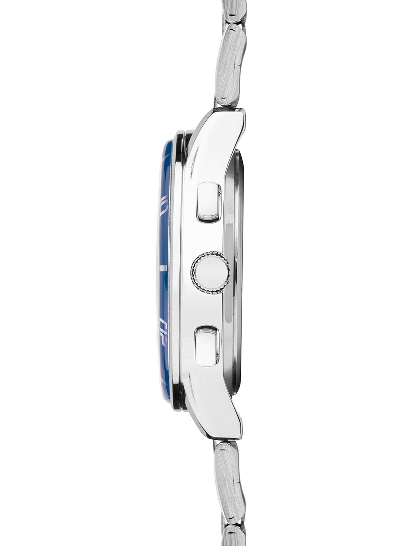 Image 3 of 6 of Sekonda Midnight Silver Stainless Steel Bracelet&nbsp;Chronograph Watch