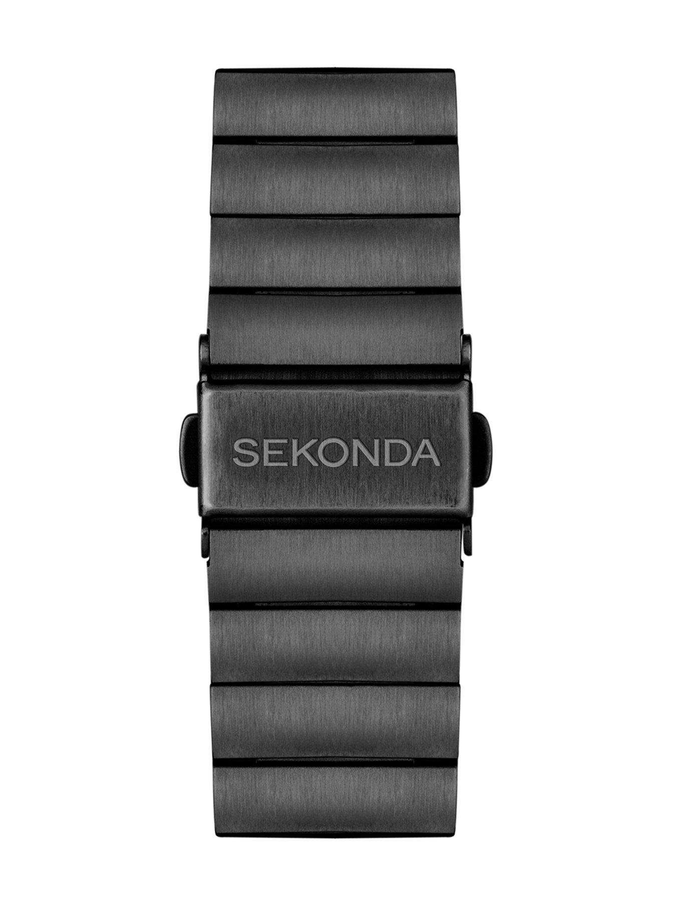 Image 6 of 7 of Sekonda Unisex Motion Plus Black Stainless Steel Bracelet Smartwatch