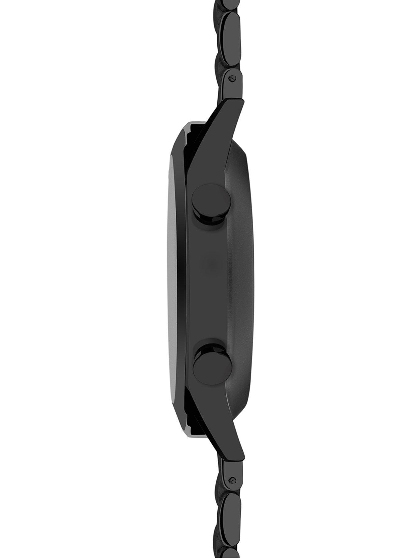 Image 4 of 7 of Sekonda Mens Active Plus Black Stainless Steel Bracelet Smartwatch