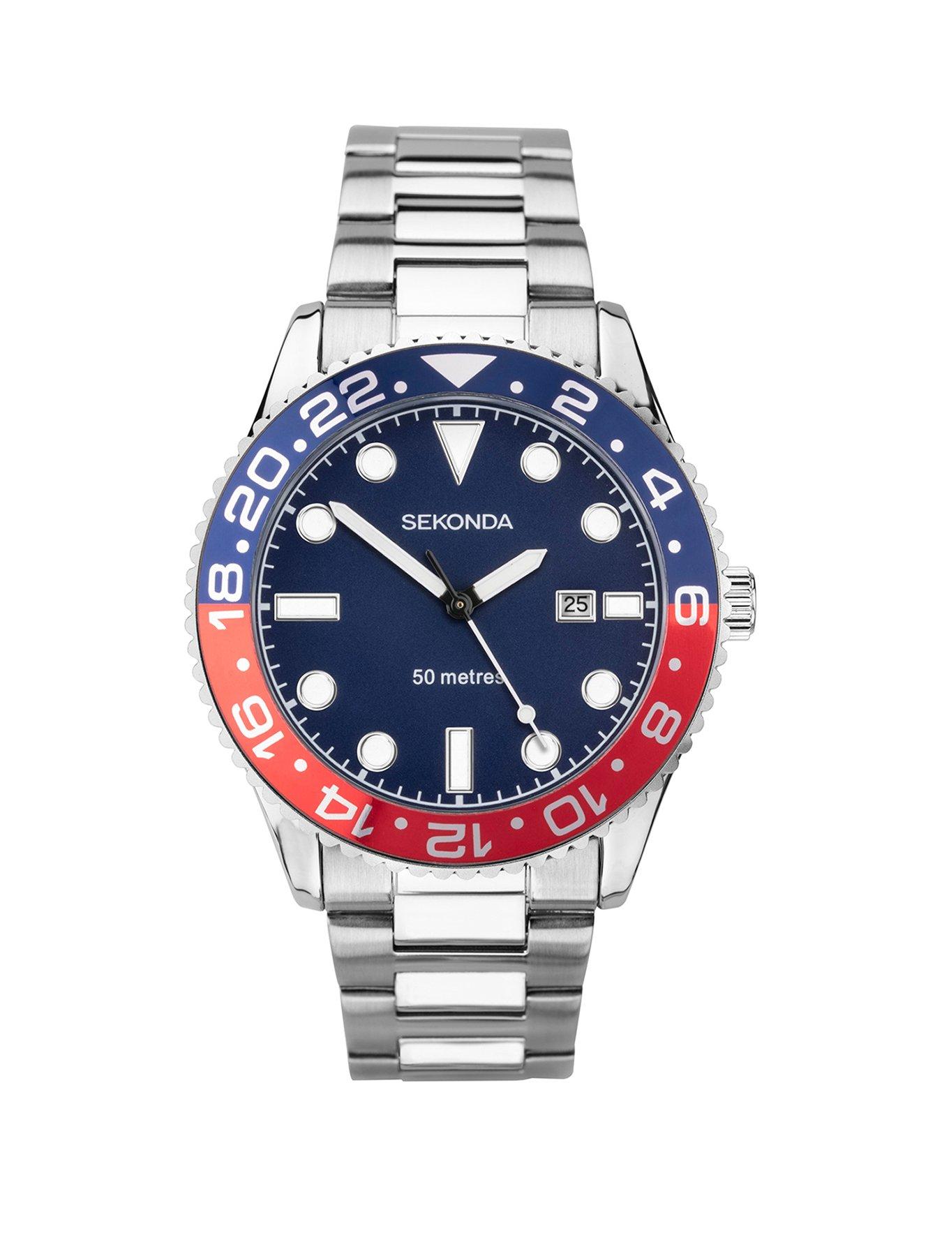 Sekonda Ocean Silver Stainless Steel Bracelet Analogue Watch