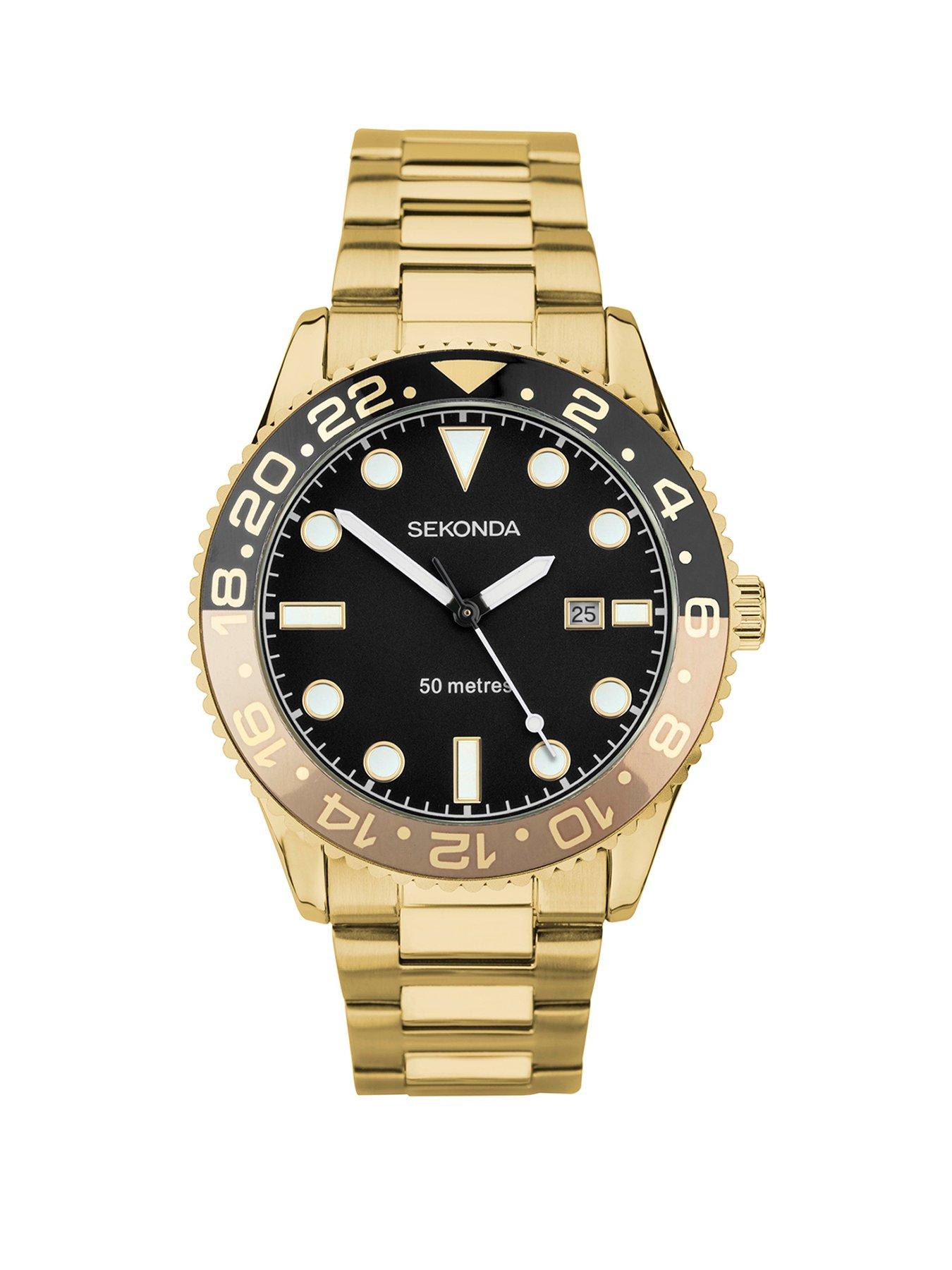 undefined Ocean Gold Stainless Steel Bracelet Analogue Watch