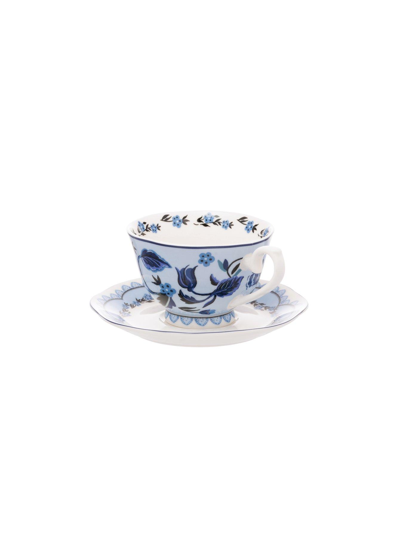 Product photograph of Cath Kidston Strawberry Teacup And Saucer from very.co.uk