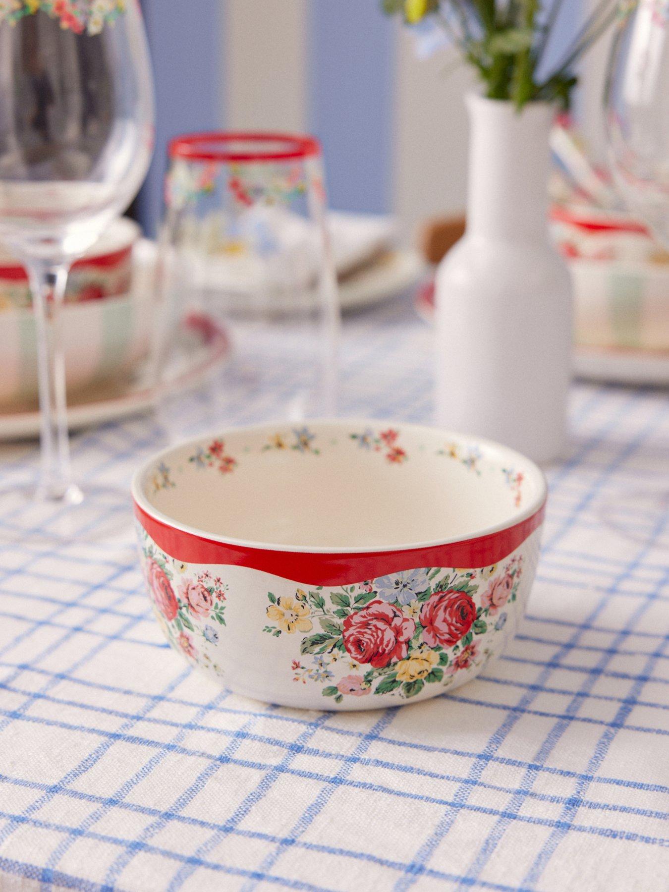 Product photograph of Cath Kidston Feels Like Home Cereal Bowl from very.co.uk