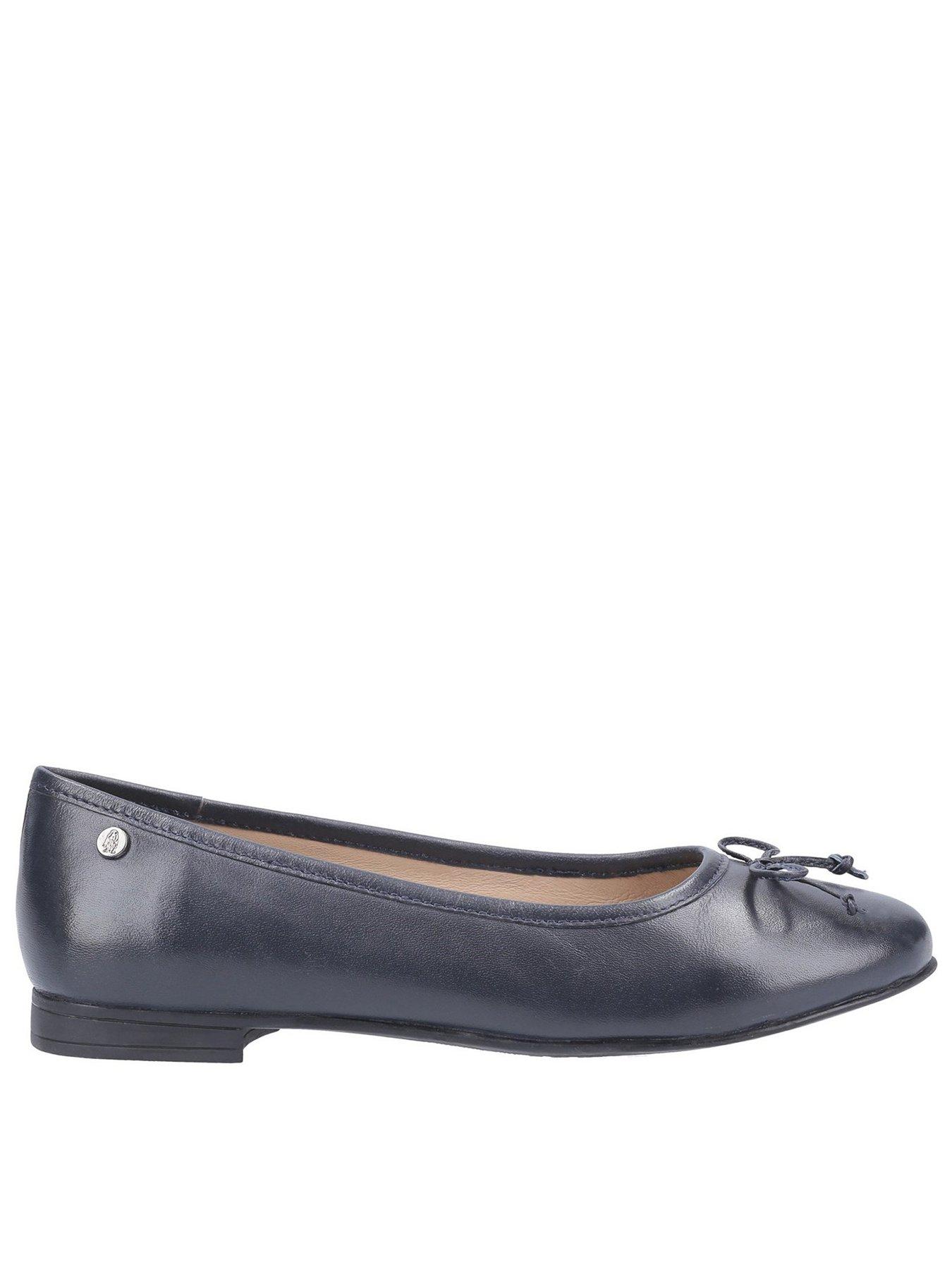 Hush Puppies Naomi Ballerina Pump - Navy | Very.co.uk