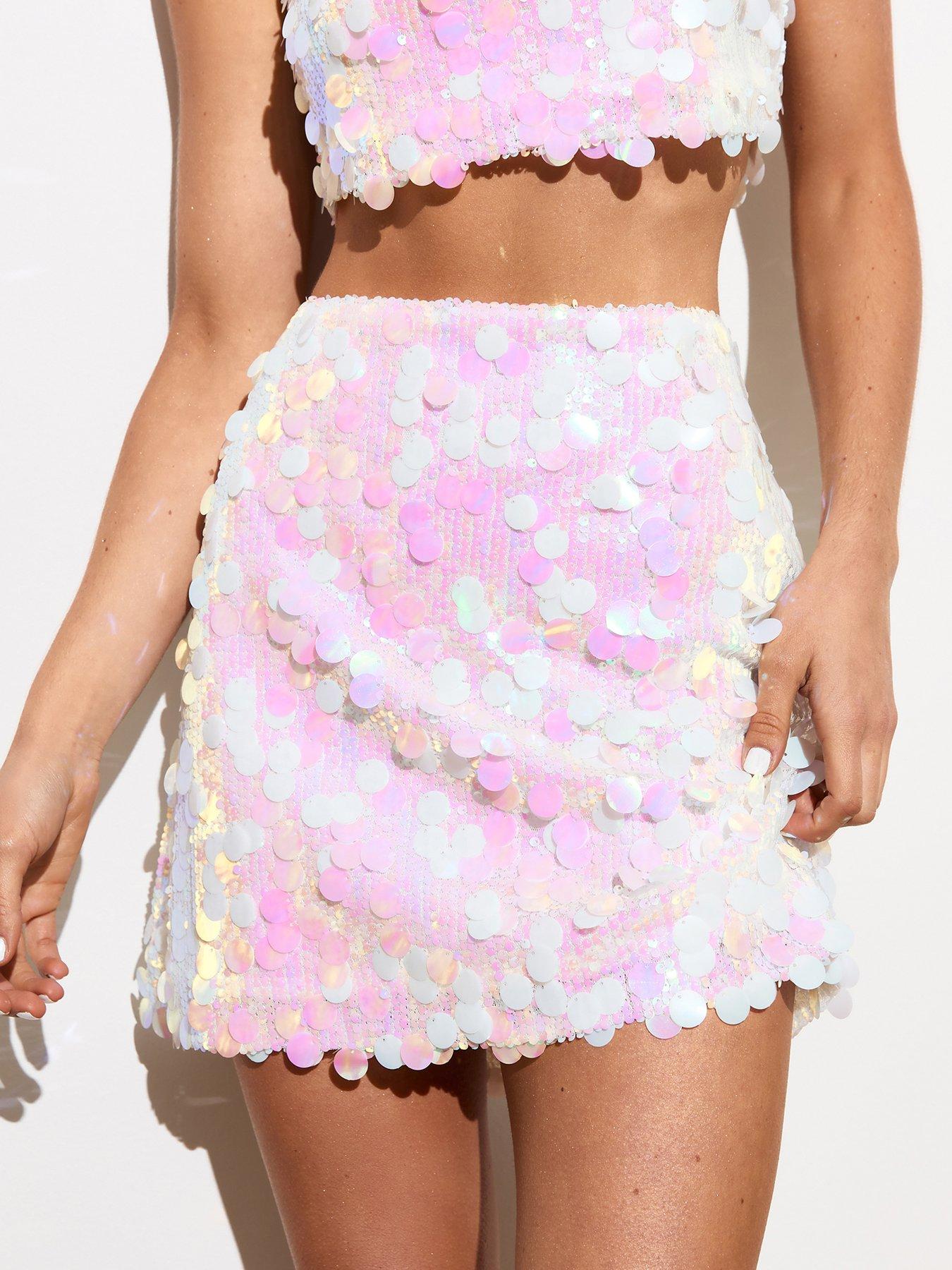 New look white mini skirt store